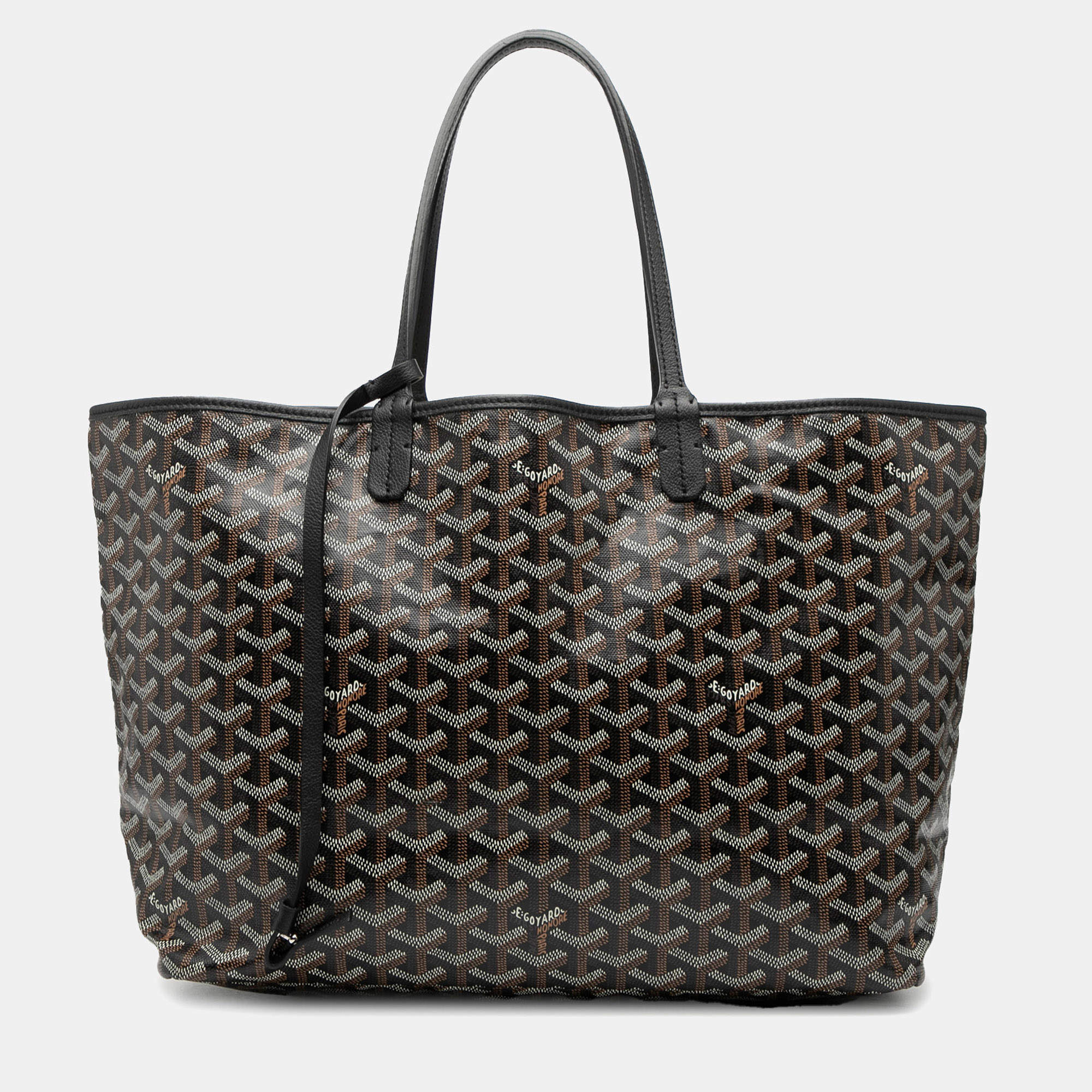 Pre Owned Goyard Black Goyardine Saint Louis PM