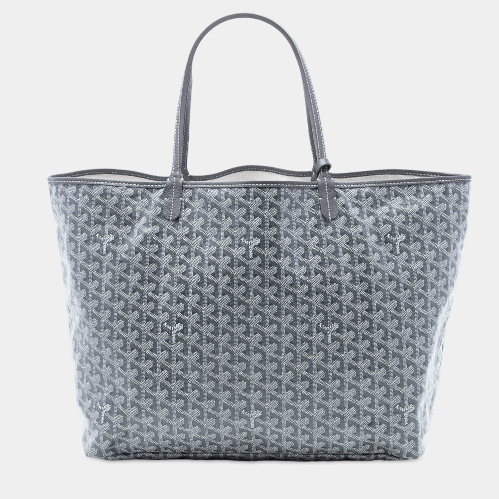 Pre Owned Goyard Coated Canvas Goyardine Saint Louis GM Bag
