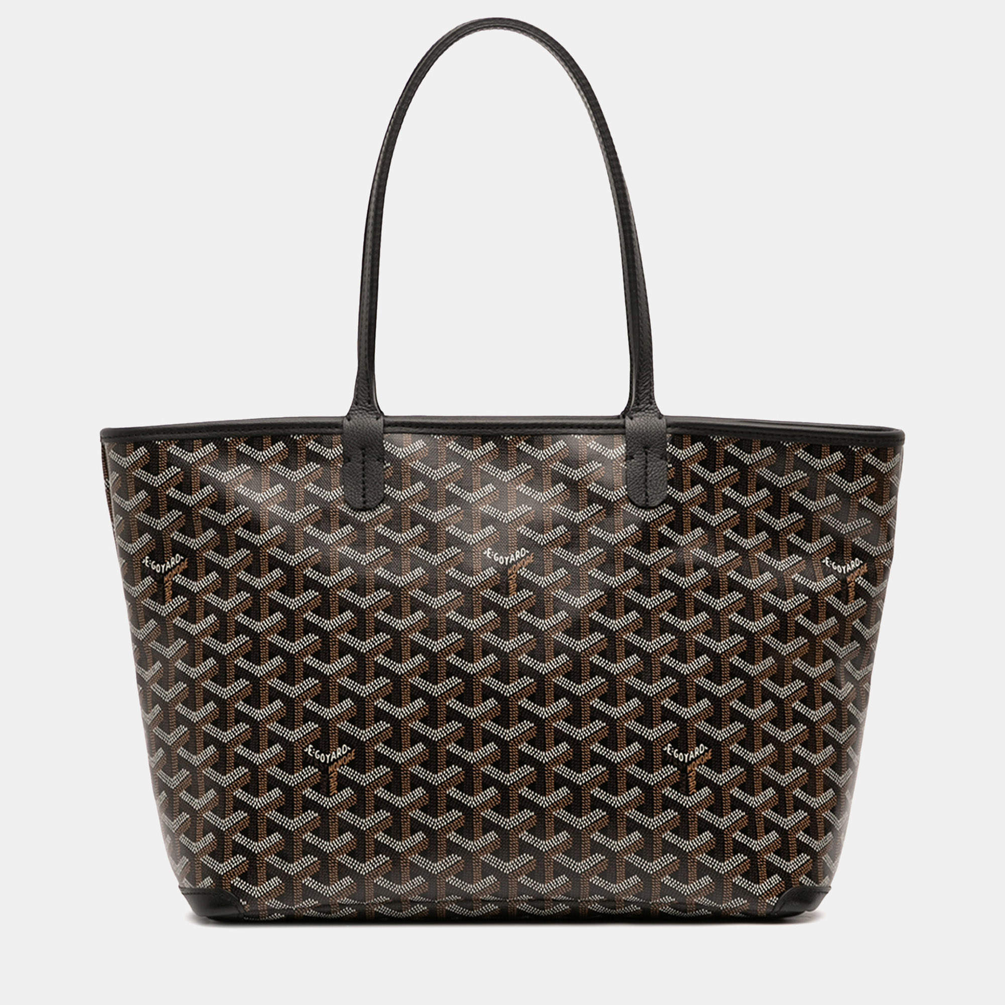 مملوكة مسبقًا Goyard Black Goyardine Artois PM