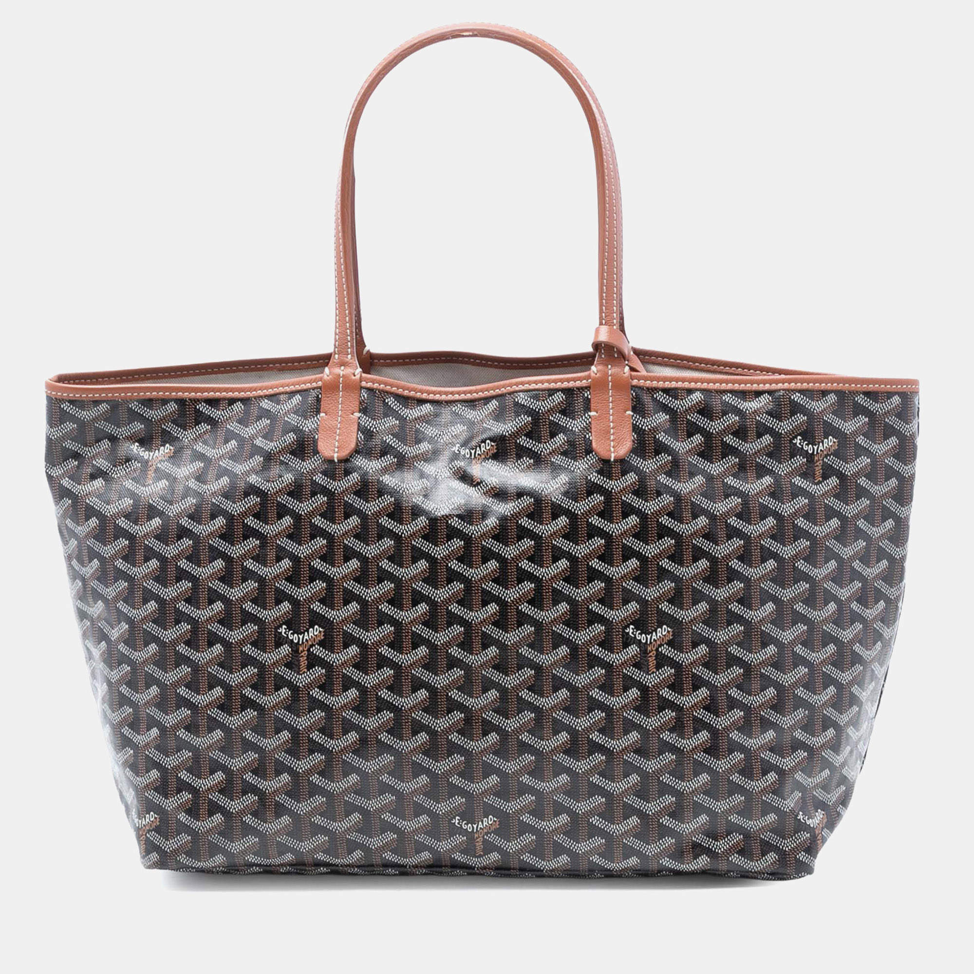 مملوكة مسبقًا Goyard Black Goyardine Saint Louis PM