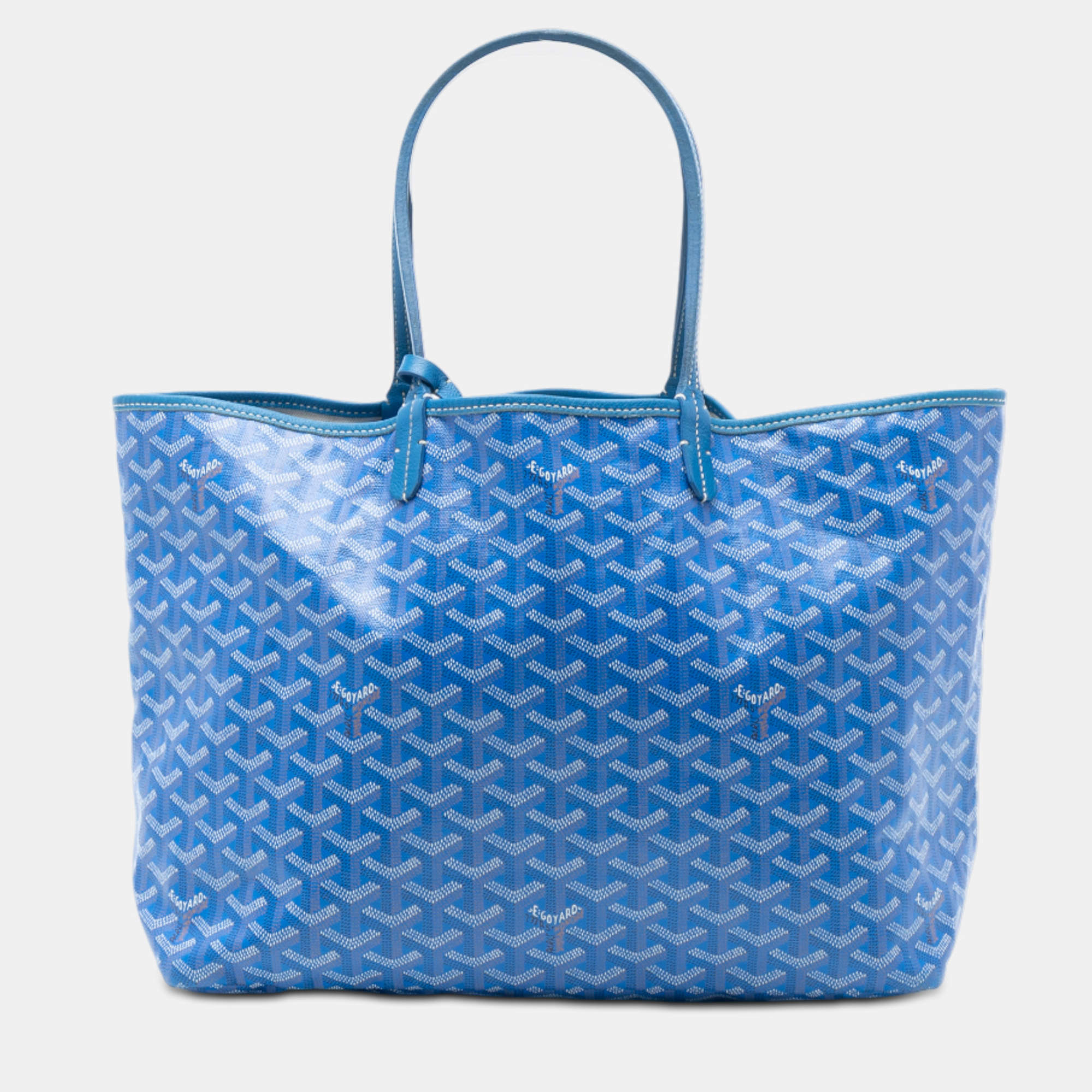 مملوكة مسبقًا Goyard Blue Goyardine Saint Louis PM