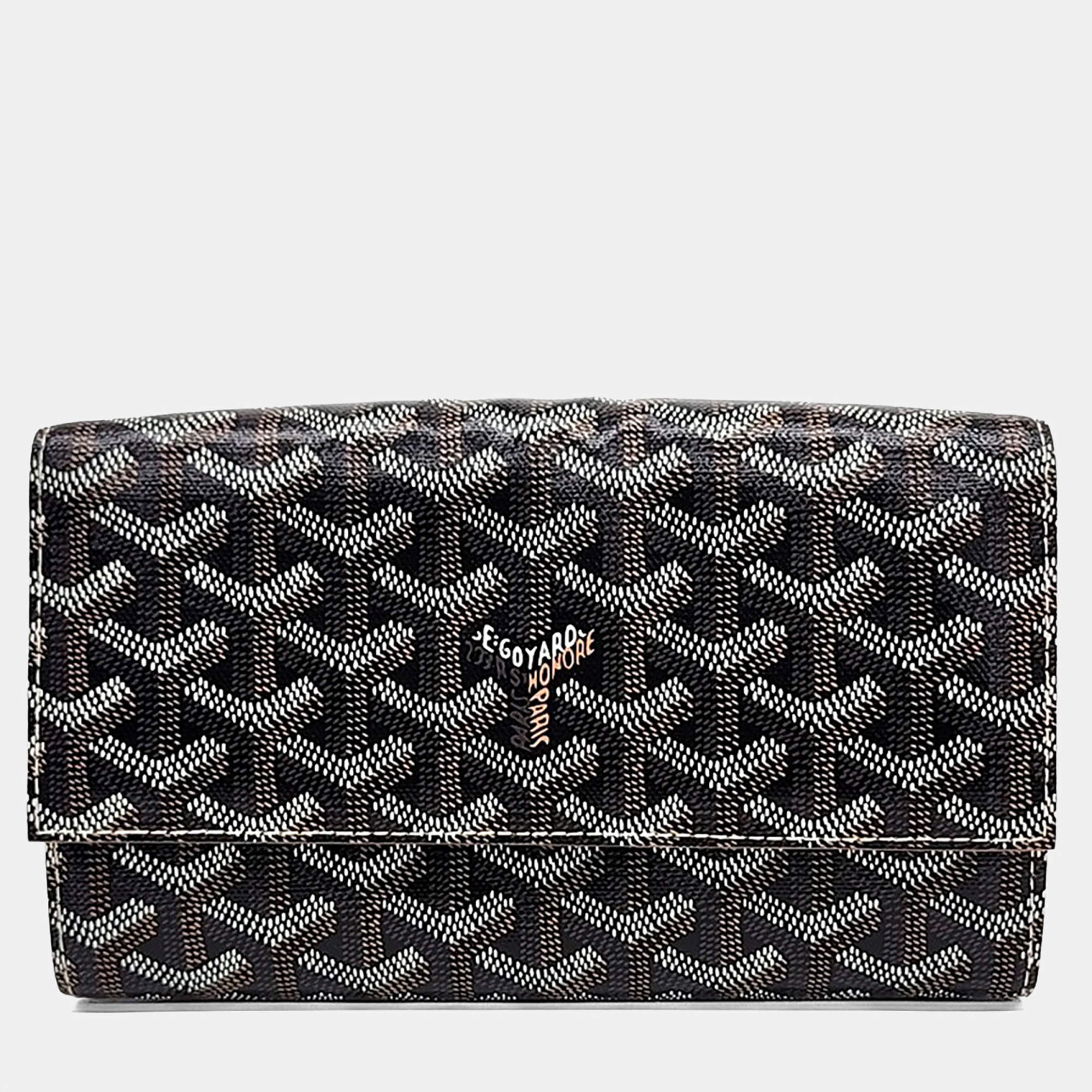 Pre Owned Goyard Black Fabric Baren