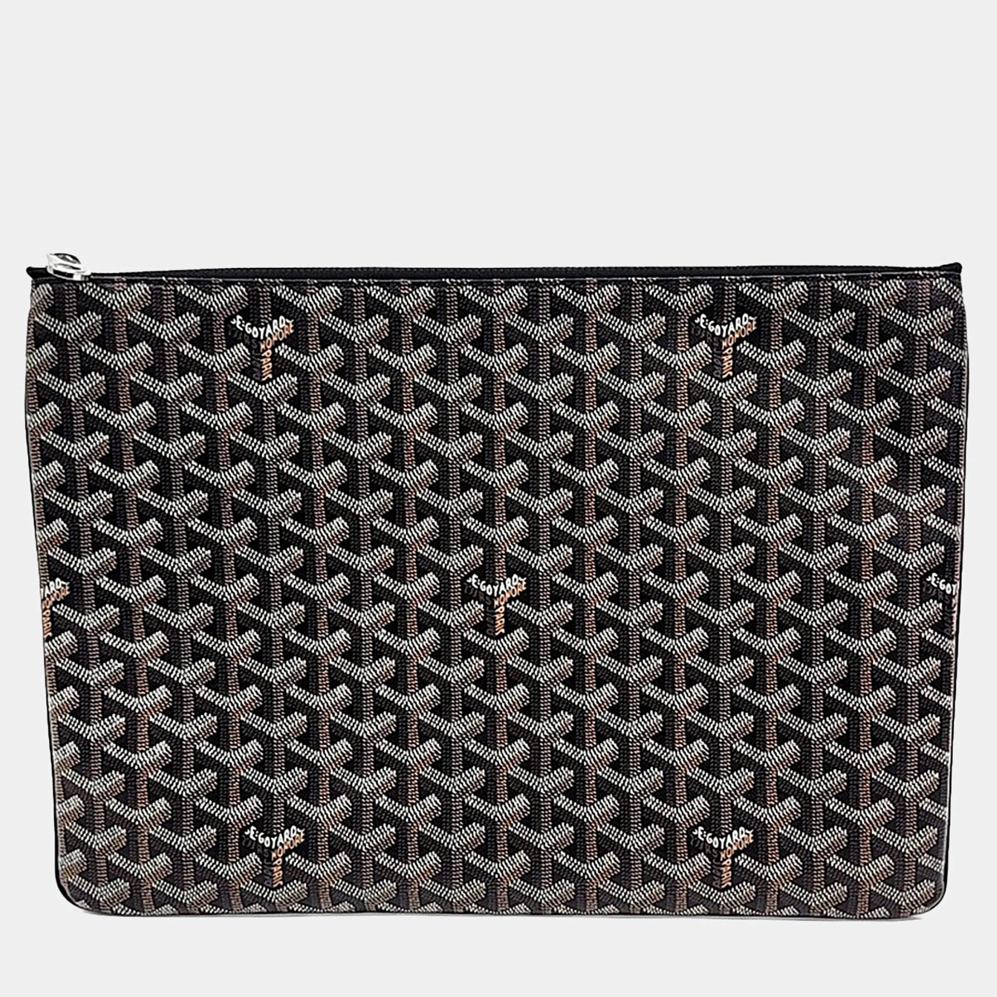 Pre Owned Goyard Brown Fabric SennaMGM