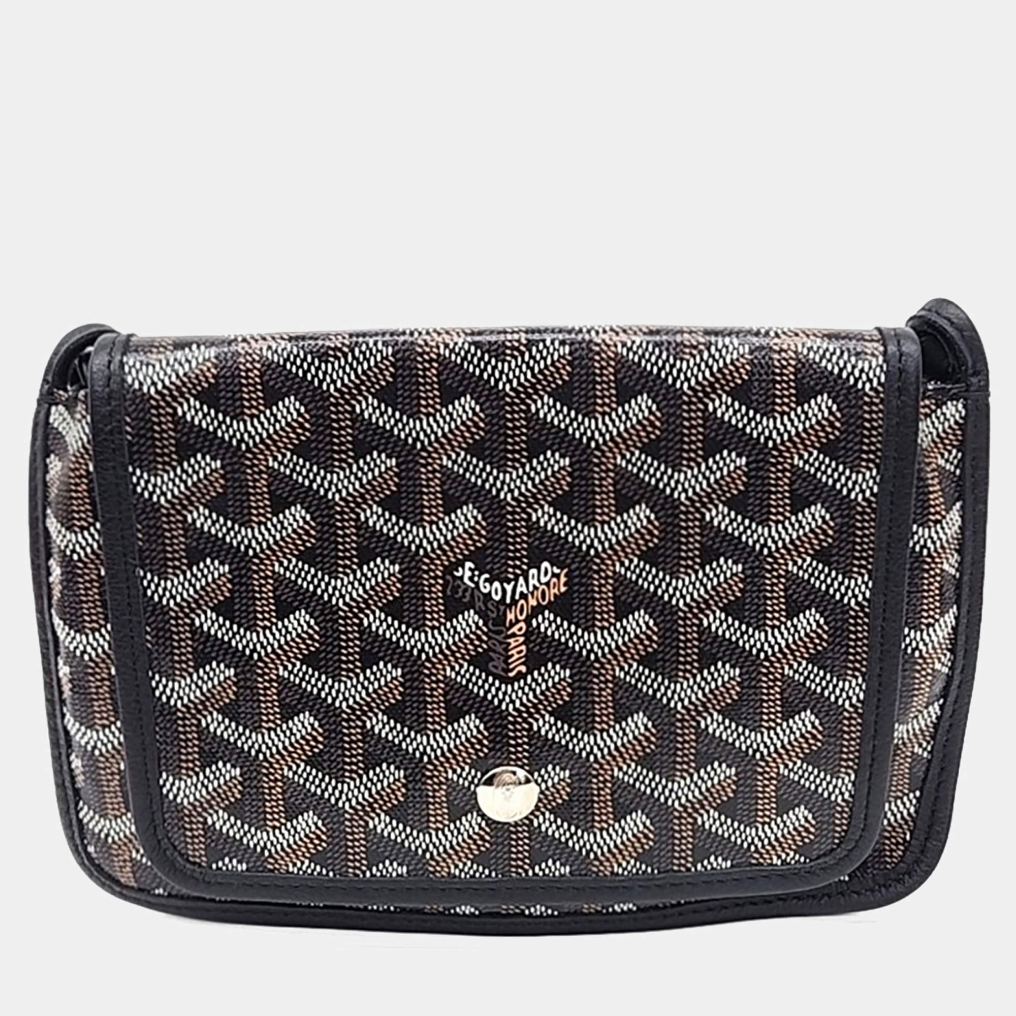مملوكة مسبقًا Goyard Black Fabric Plume