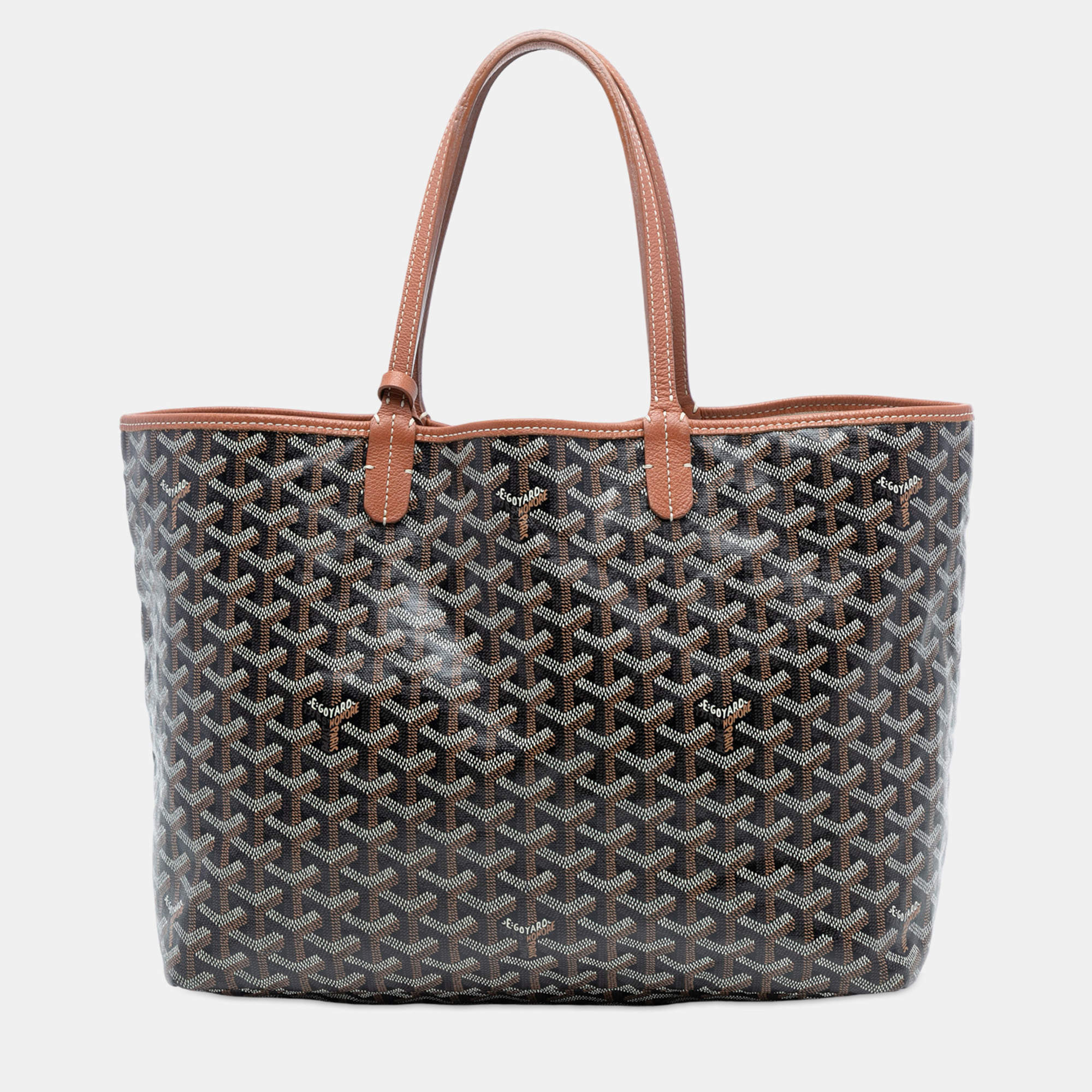 مملوكة مسبقًا Goyard Black Goyardine Saint Louis PM