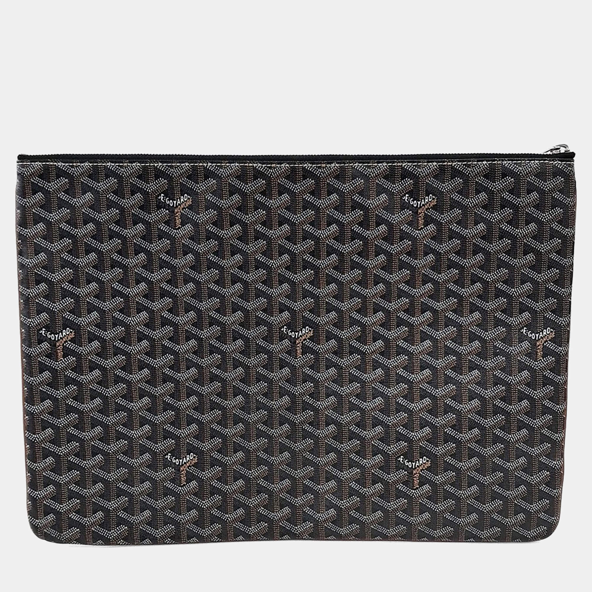 Pre Owned Goyard Brown PVC Senna GM