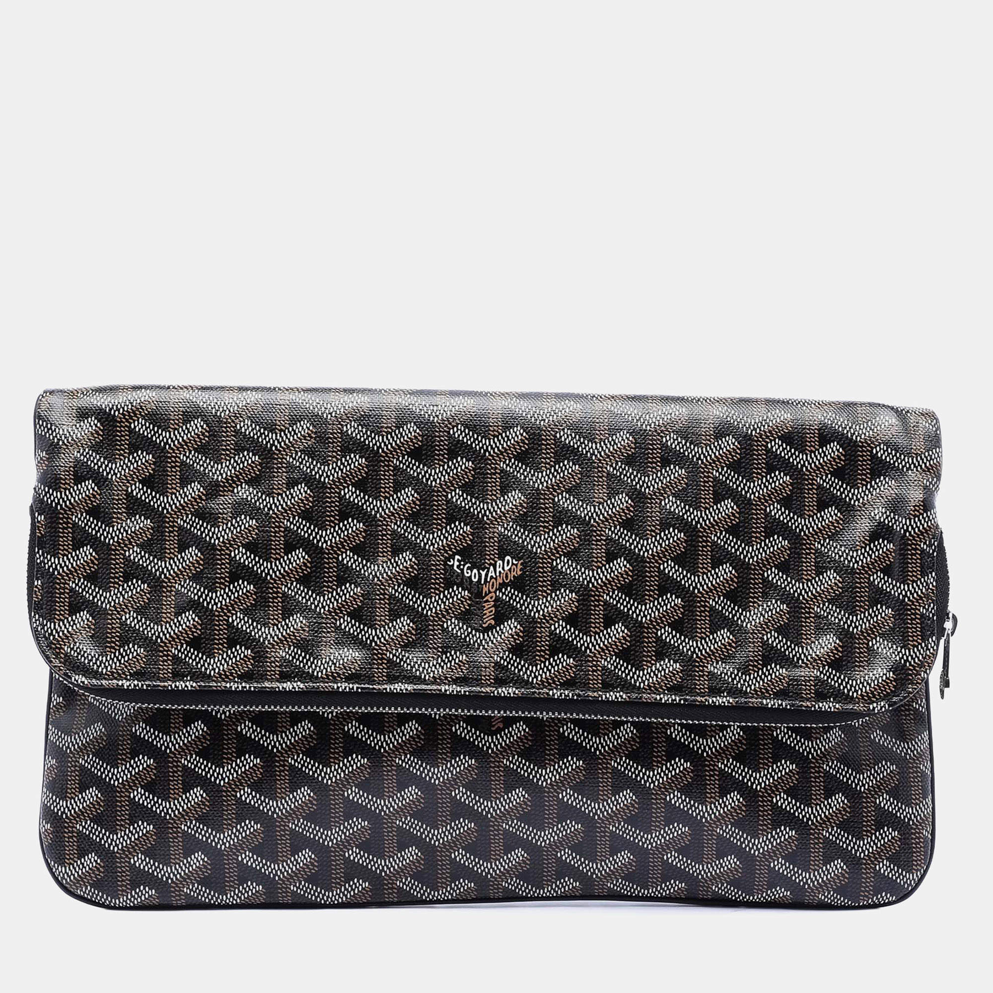 مملوكة مسبقًا Goyard Black Goyardine Sainte Marie MM
