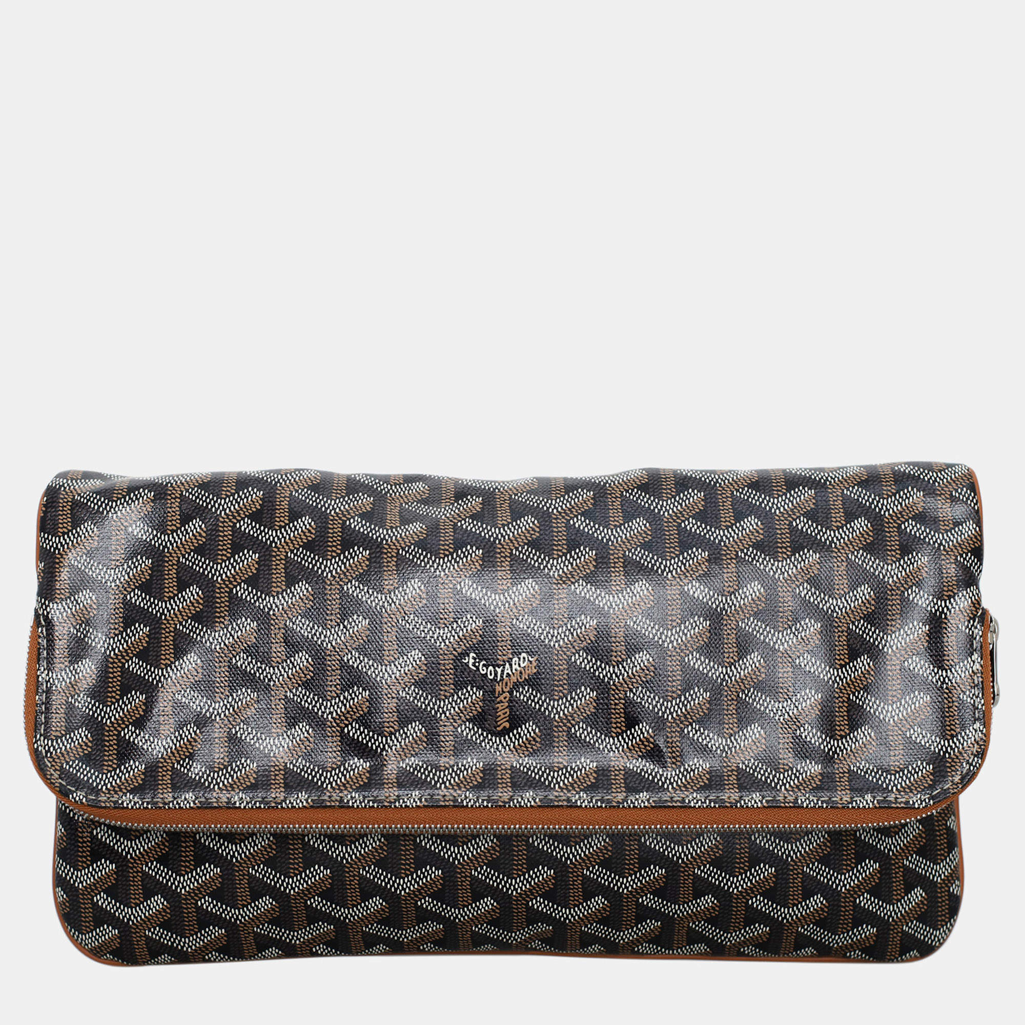 مملوكة مسبقًا Goyard Goyardine Canvas Saint Marie MM Clutch Bag