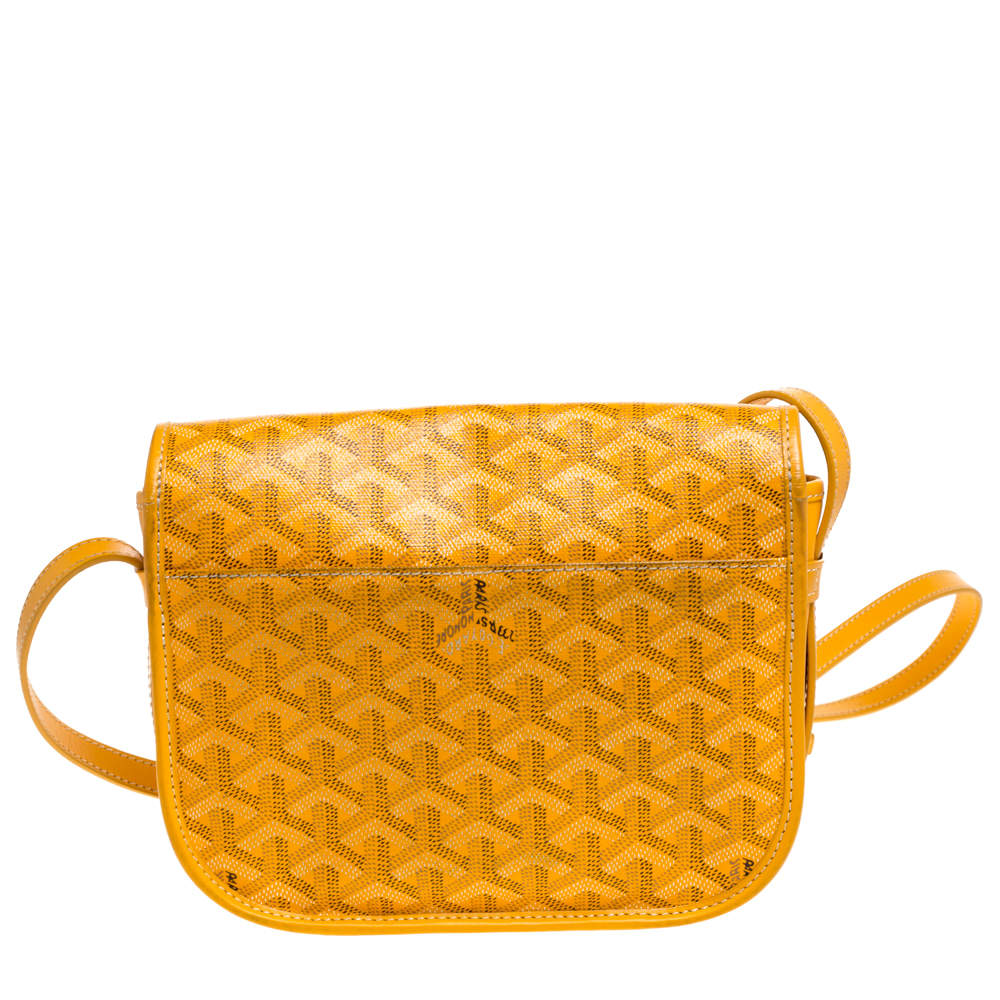 Belvedère leather crossbody bag Goyard Yellow in Leather - 37071205