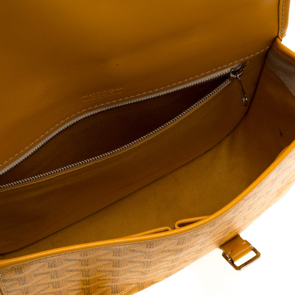 Belvedère leather crossbody bag Goyard Yellow in Leather - 22117371