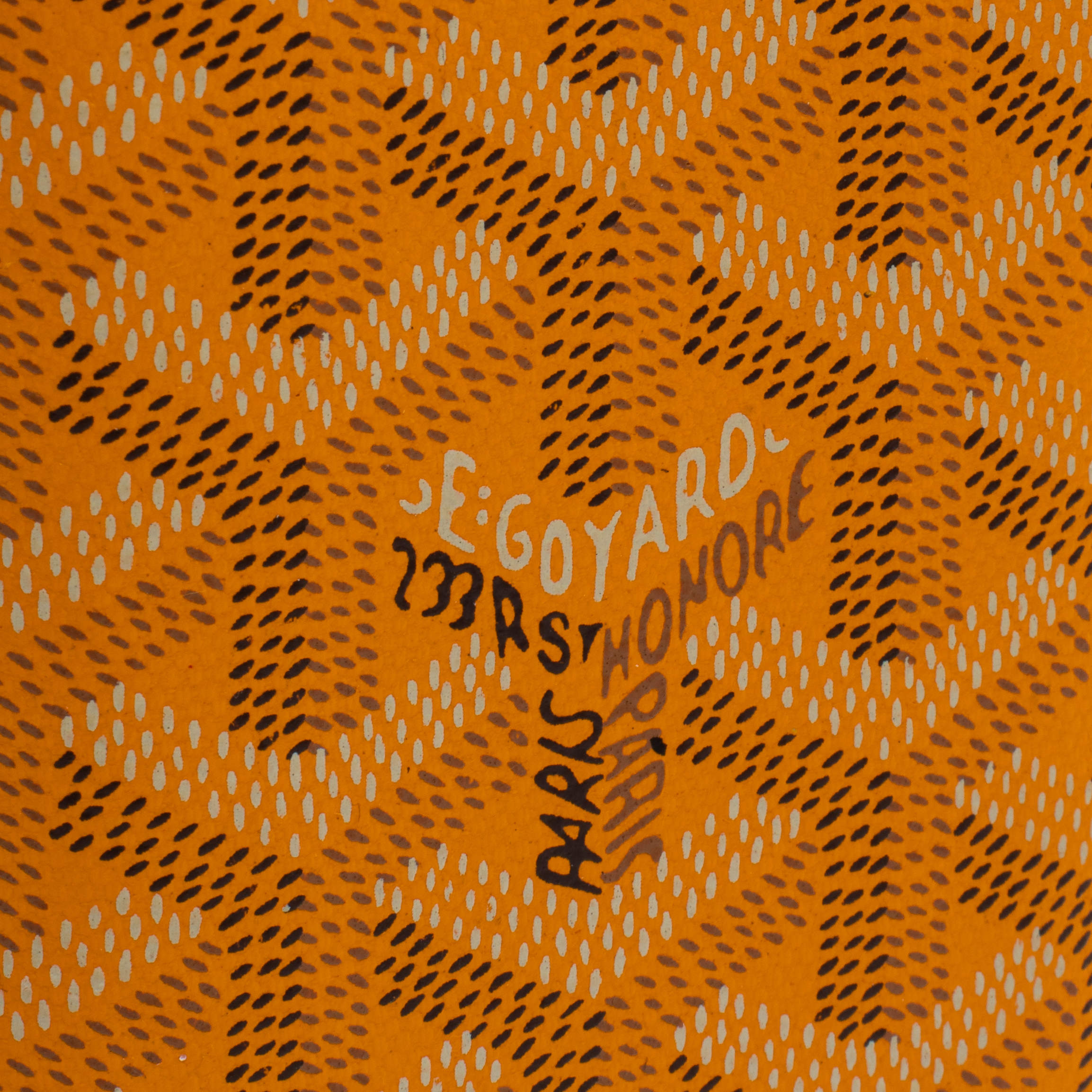 Goyard Orange Goyardine Coated Canvas Saint Pierre Bifold Card