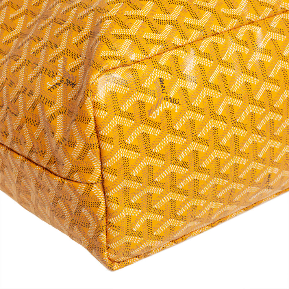 Saint pierre cloth small bag Goyard Yellow in Cloth - 31648615