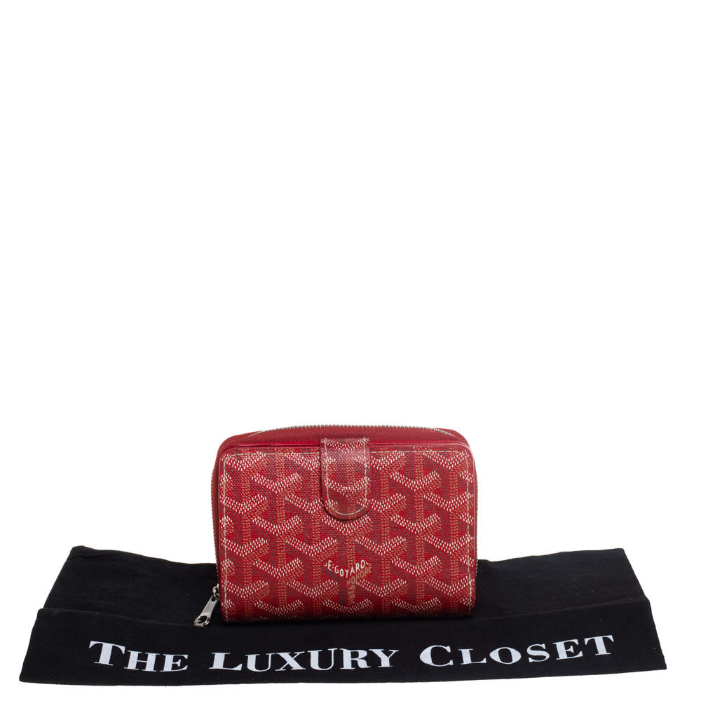 Cloth wallet Goyard Red in Cloth - 25097240