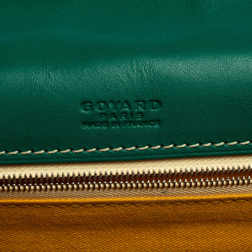 GOYARD Goyardine Belvedere PM Messenger Bag Green 105918