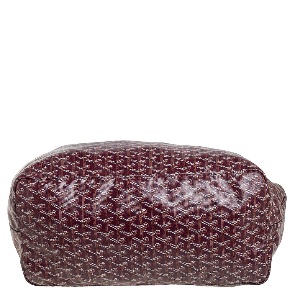 Ambassade cloth handbag Goyard Burgundy in Cloth - 36603838
