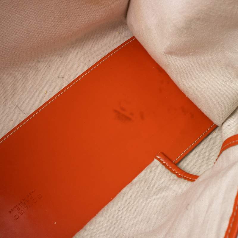 Goyard Goyardine Chien-Gris Pet Carrier - Orange Totes, Handbags - GOY36387