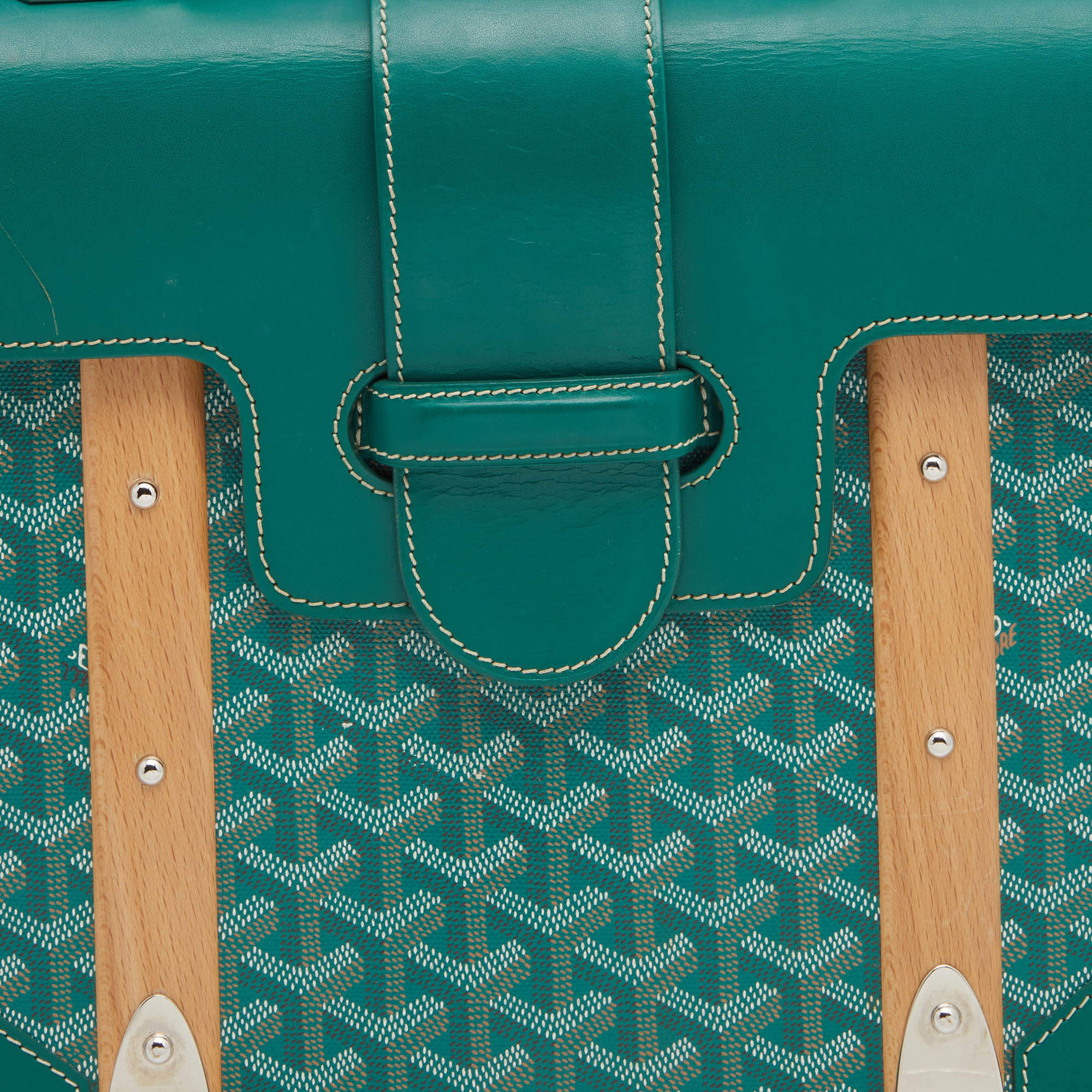 Goyard 2020 Goyardine Saigon PM - Green Handle Bags, Handbags - GOY32191