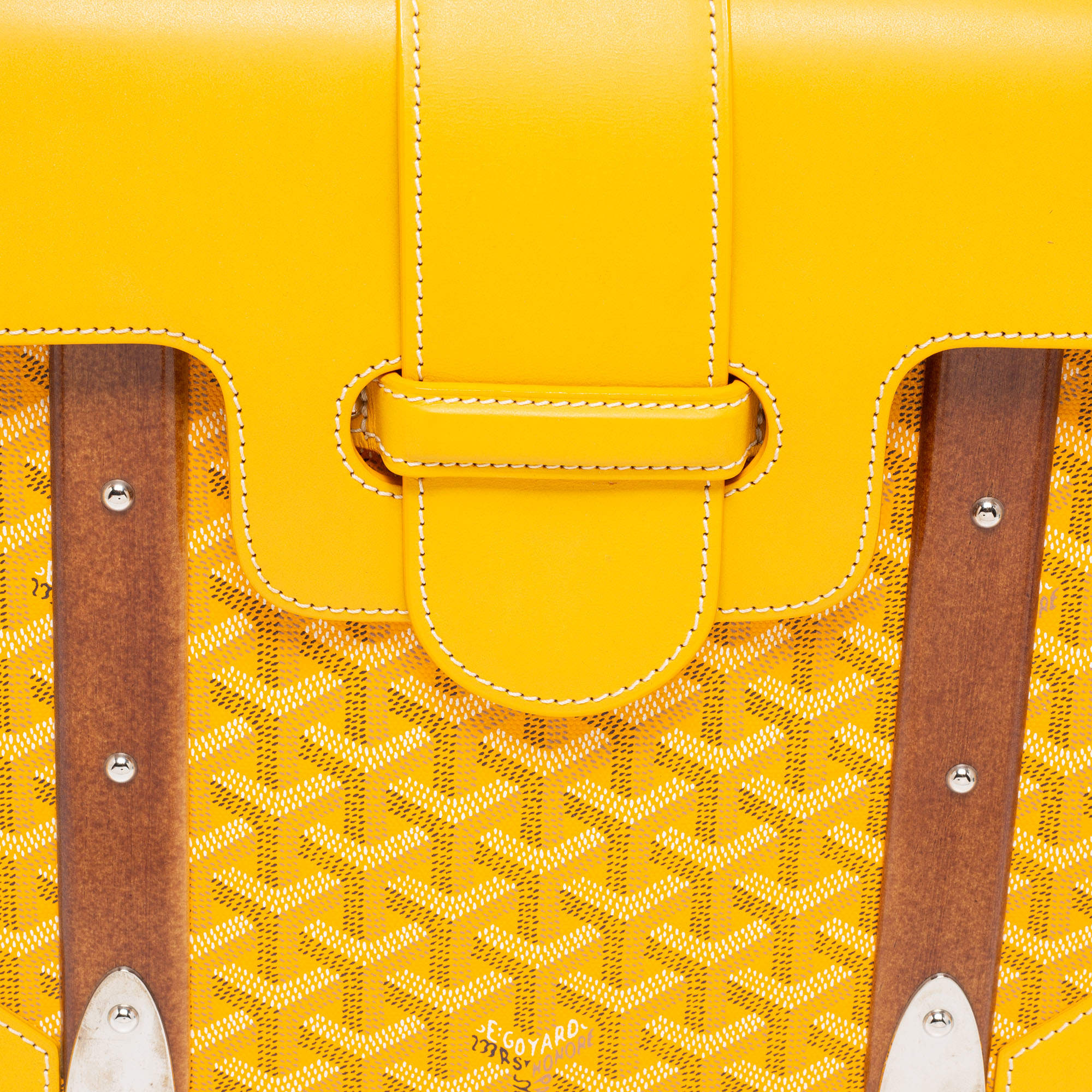 Leather crossbody bag Goyard Yellow in Leather - 33181747