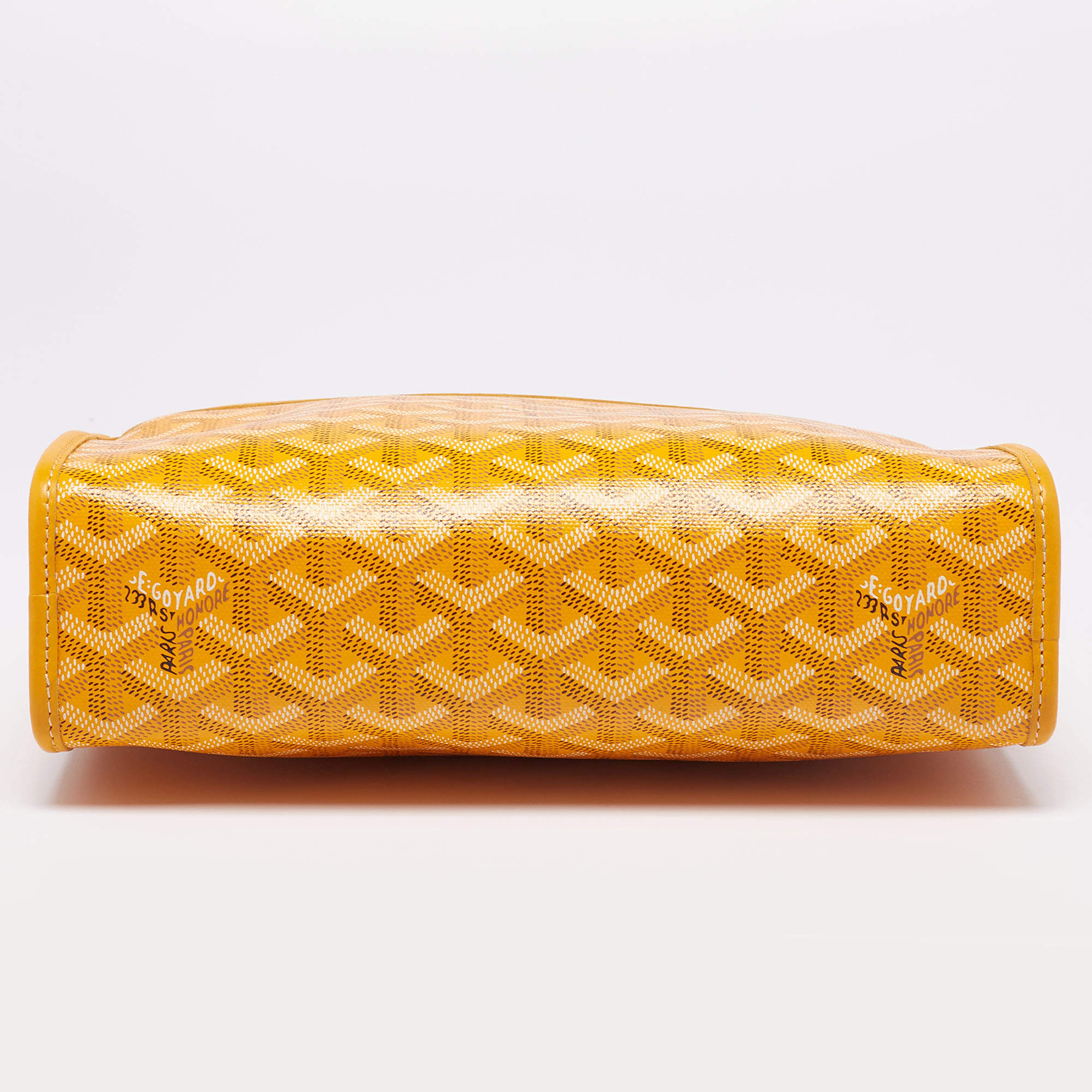 Goyard Jouvence Toiletry Bag MM Yellow in Canvas/Calfskin with  Palladium-tone - US