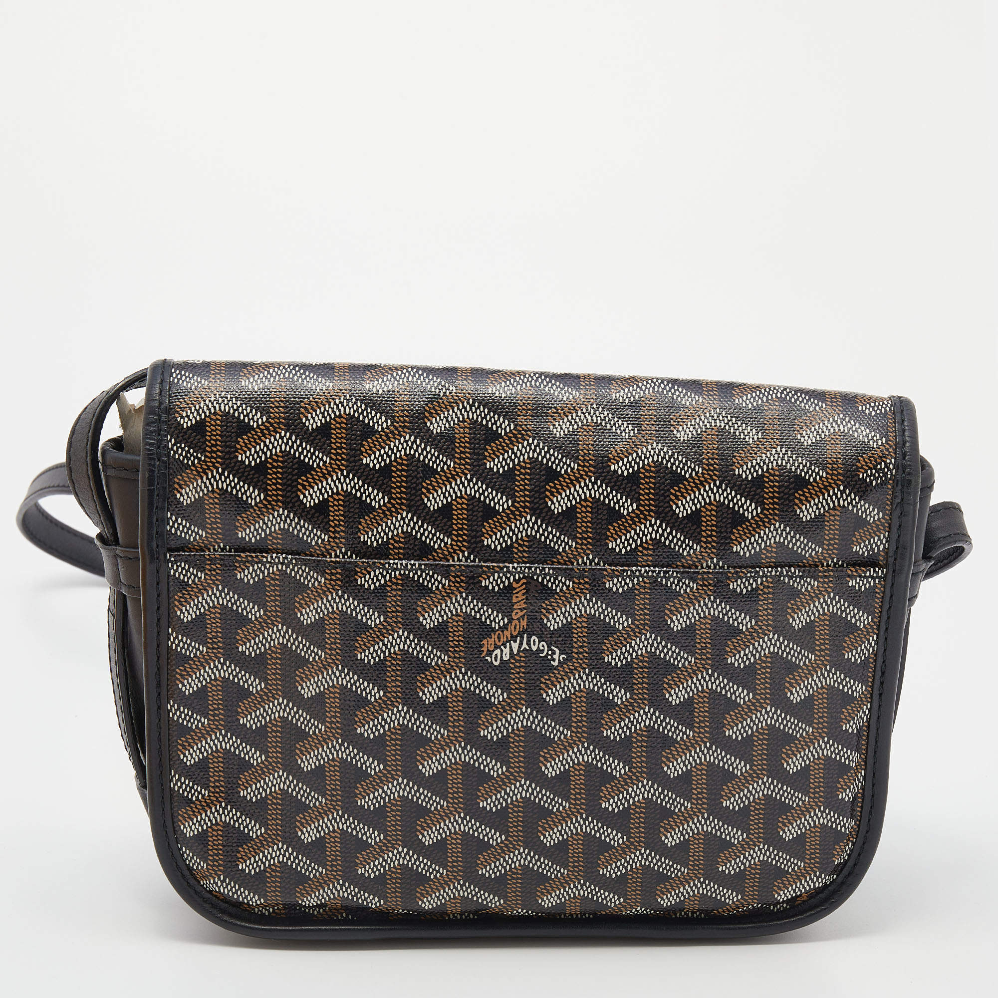 Goyard Goyardine Belvedere PM - Black Crossbody Bags, Handbags - GOY37919