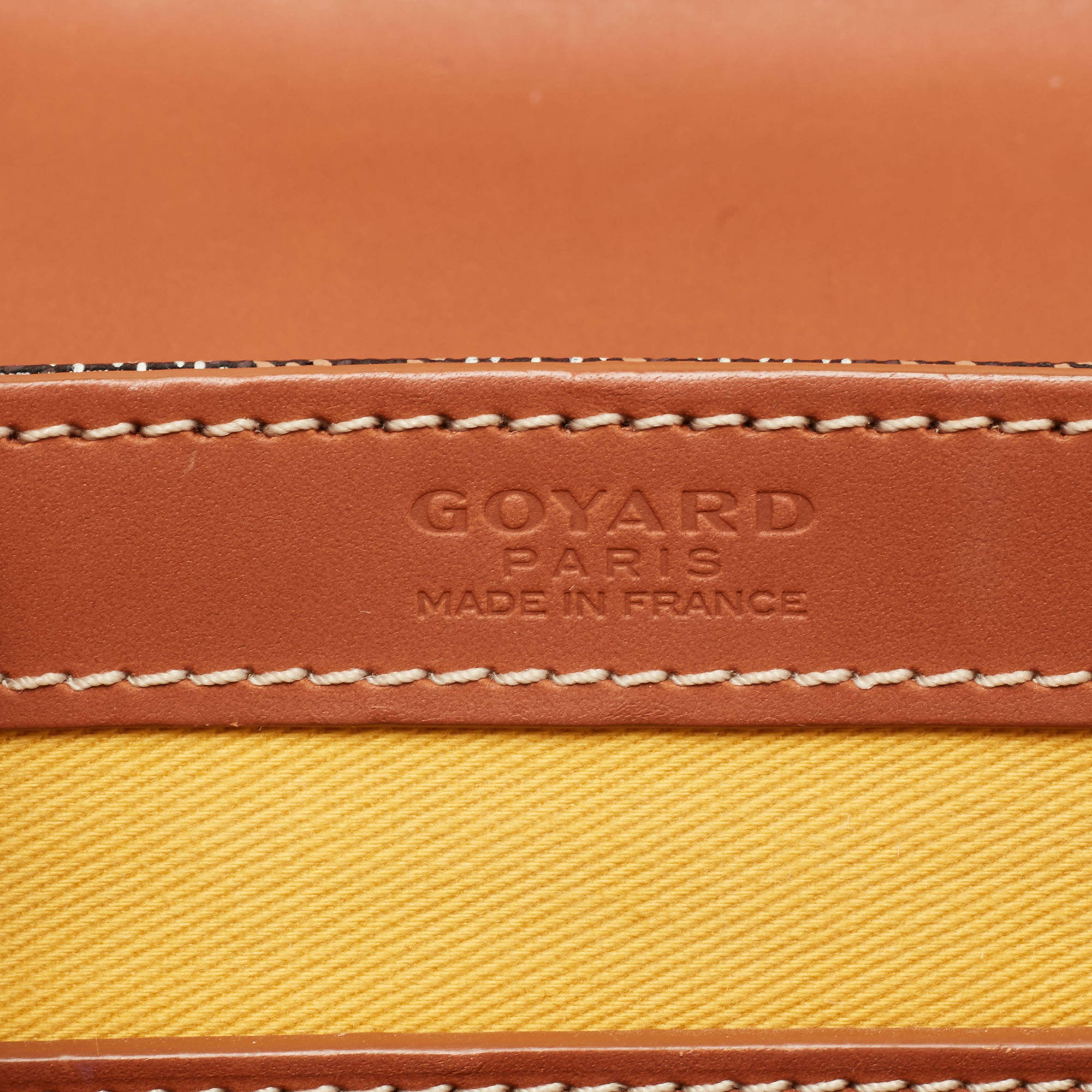 Goyard Brown Goyardine Coated Canvas and Leather Saigon PM Top Handle Bag  Goyard