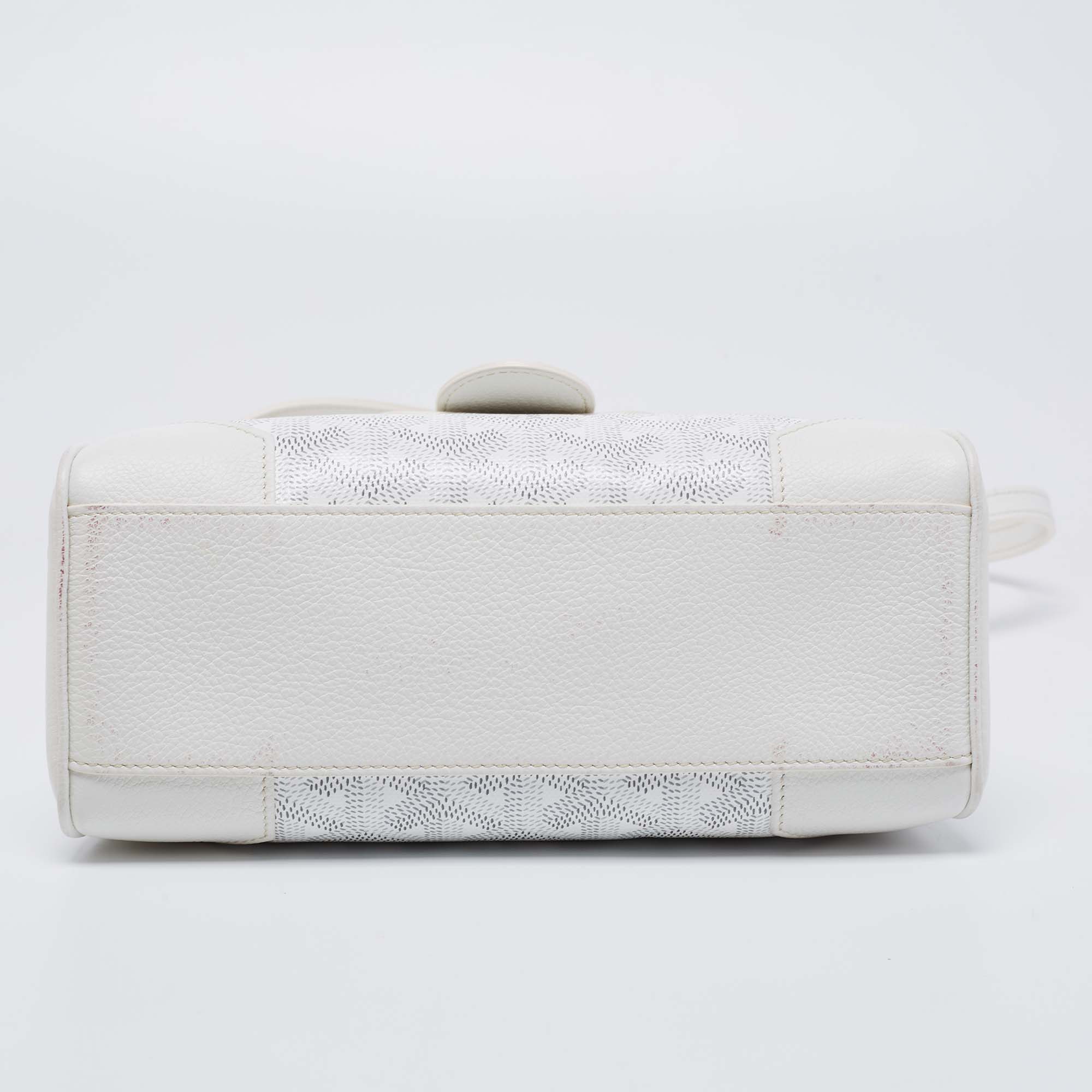 Goyard 2020 Goyardine Mini Vendome Bag - White Handle Bags, Handbags -  GOY31283