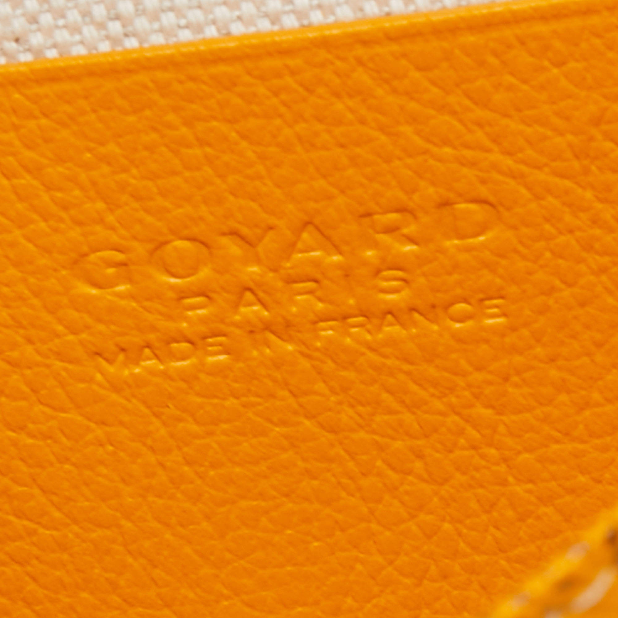 Goyard Plumet Bag Clutch Crossbody Wallet Yellow Coated Canvas New –  Mightychic