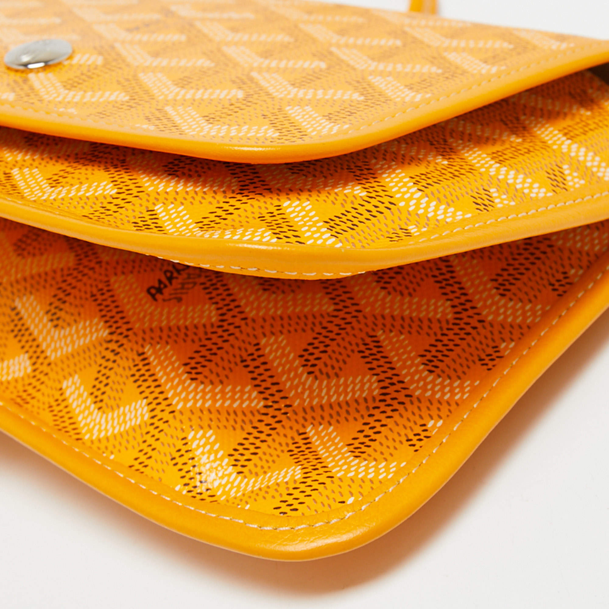 Summer Essentials Cross Body Bag - Yellow Goyard 'Plumet Pocket Wallet'  perfect for carrying smaller items going out to a VIP Client and…
