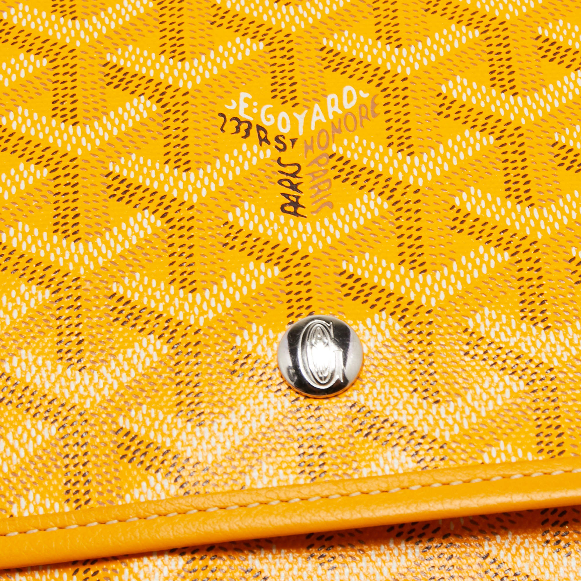 Summer Essentials Cross Body Bag - Yellow Goyard 'Plumet Pocket Wallet'  perfect for carrying smaller items going out to a VIP Client and…