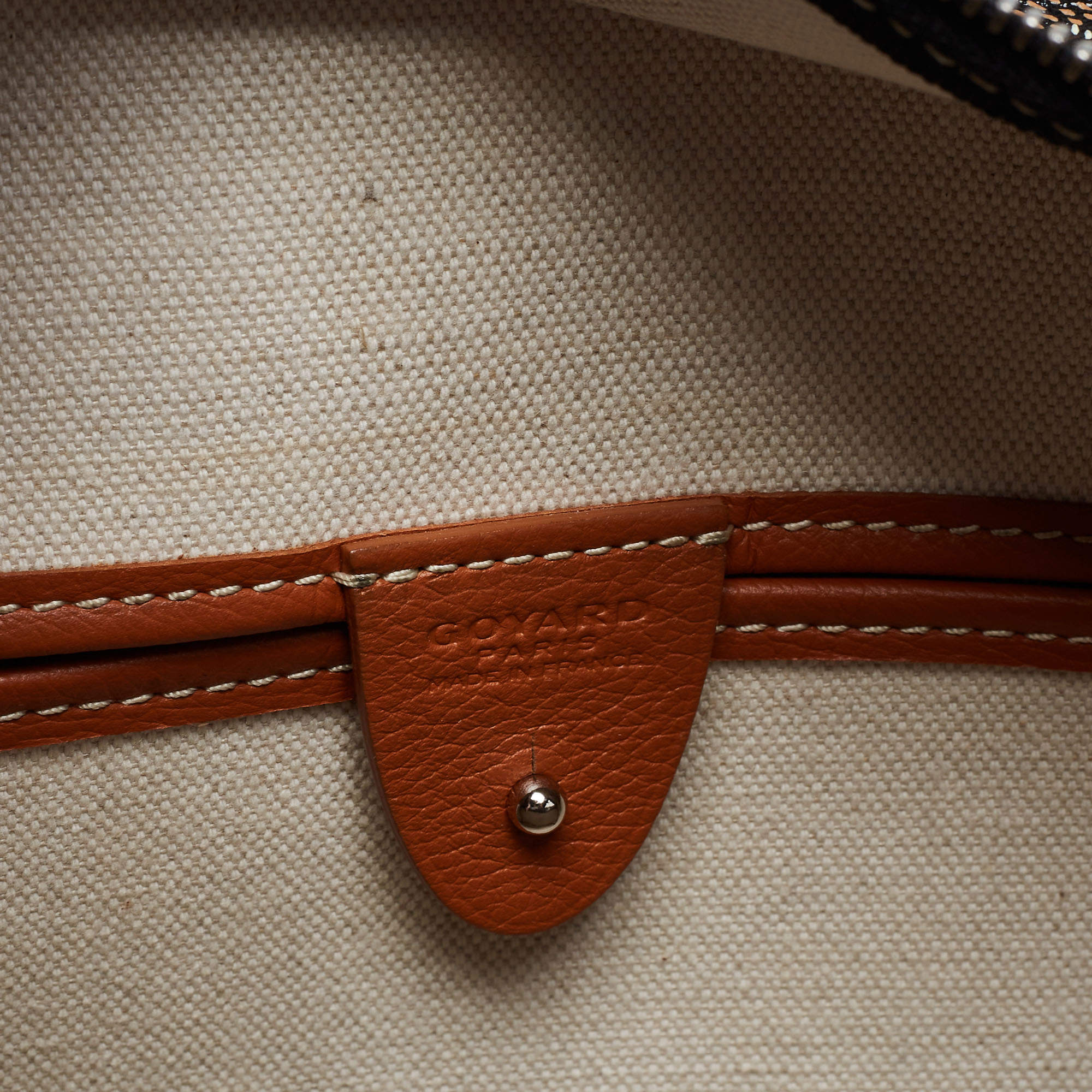 Goyard Artois Tote Coated Leather Canvas MM Handbag In Aqua Blue RRP £2500