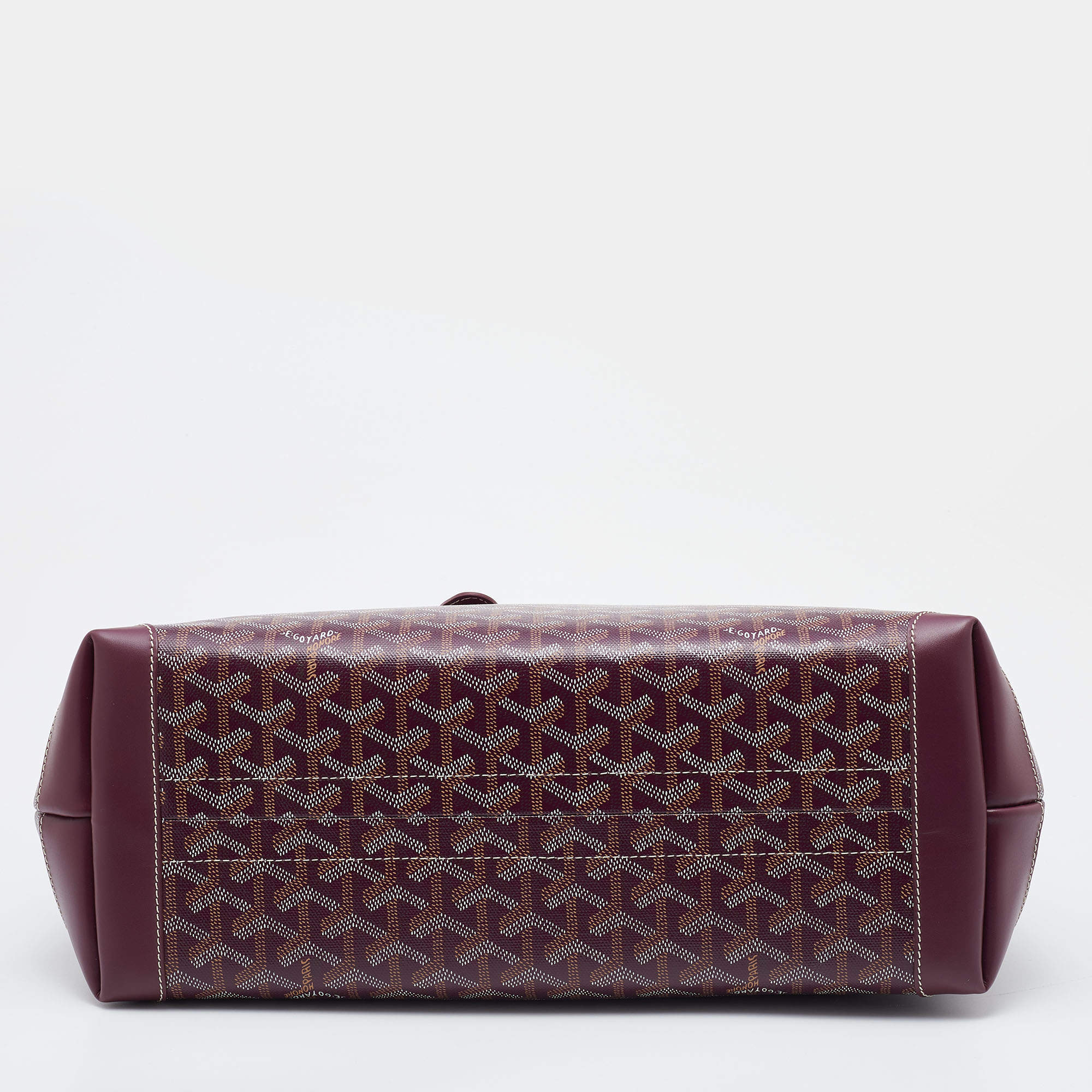 Bellechasse cloth handbag Goyard Burgundy in Cloth - 31707644