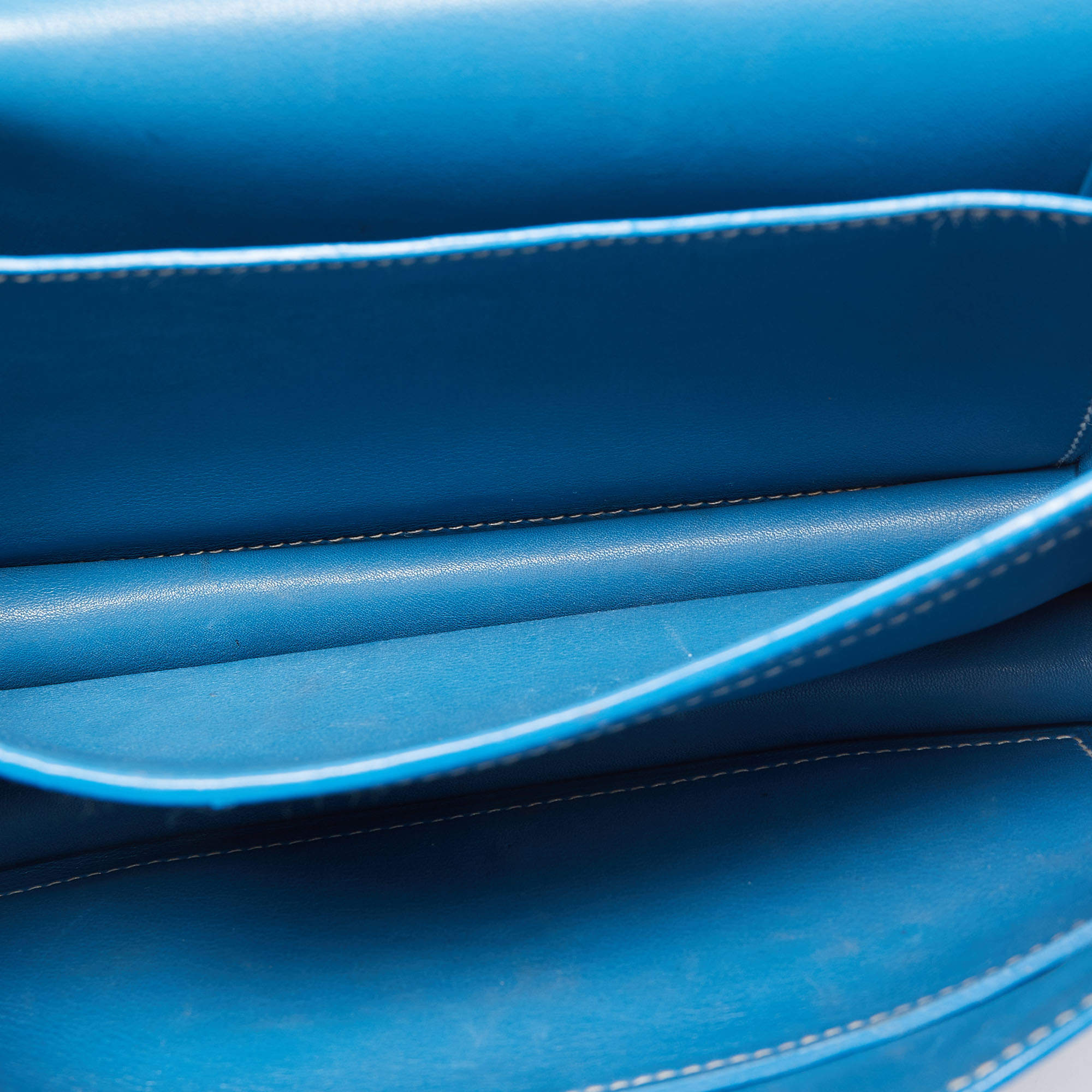Goyard Blue Goyardine Coated Canvas 223 PM Shoulder Bag Goyard