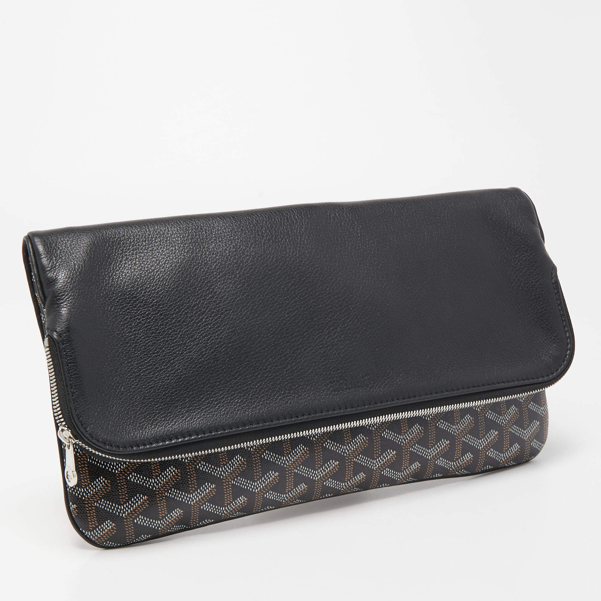 Sénat leather clutch bag Goyard Black in Leather - 29930565