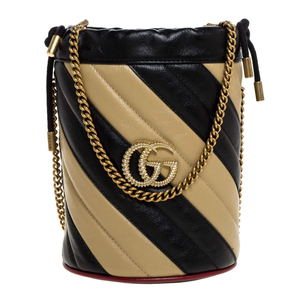 black gucci bucket bag