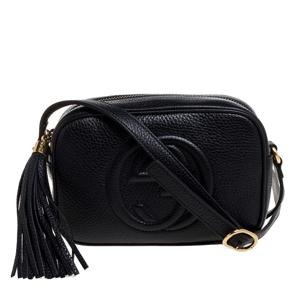 Gucci Black Leather Mini Soho Disco Crossbody Bag Gucci | The Luxury Closet