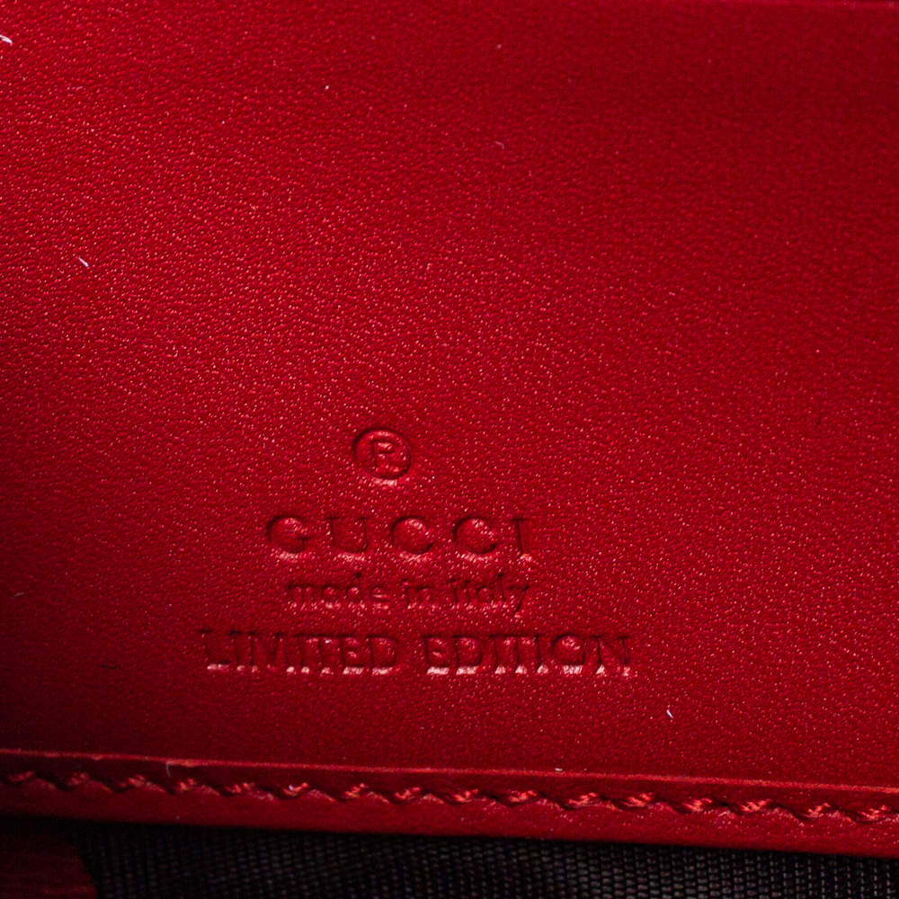 Gucci red Stripe Black Wallet – lex luxe supply