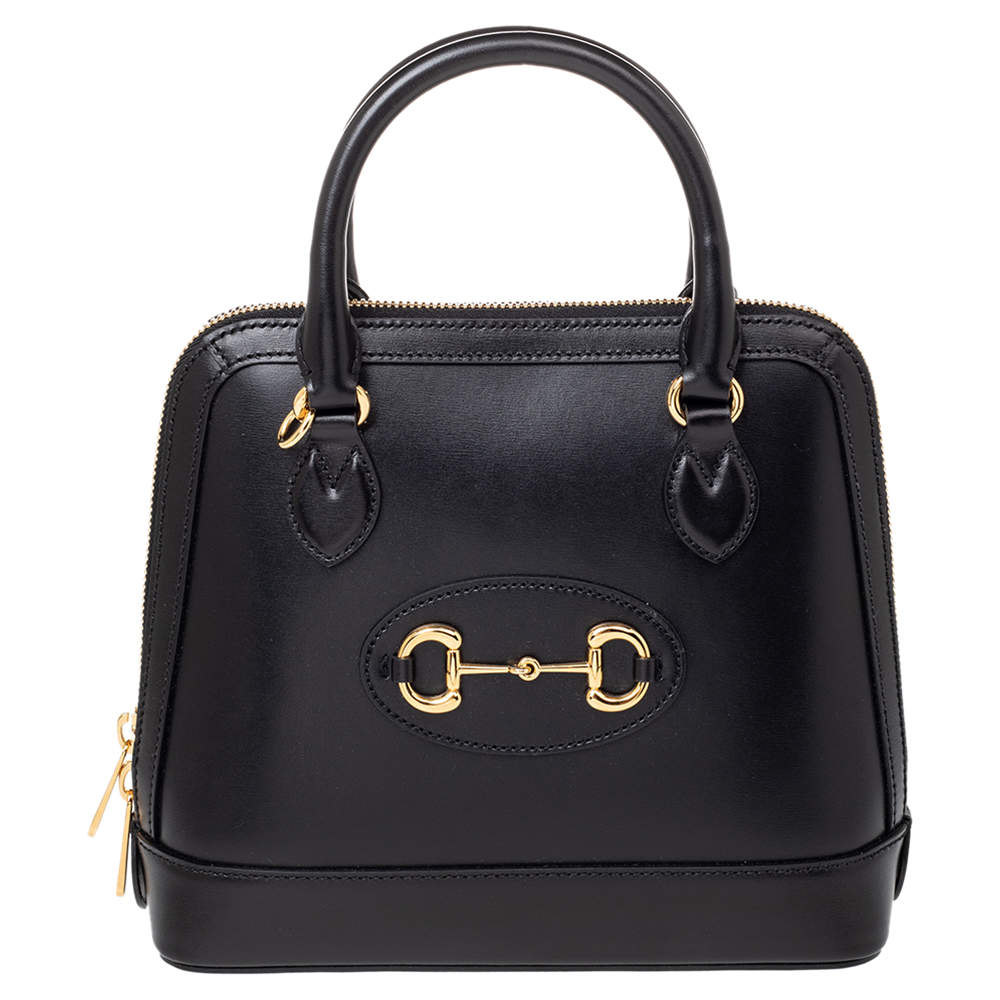 Gucci Black Leather Horsebit Shoulder Bag Gucci | The Luxury Closet