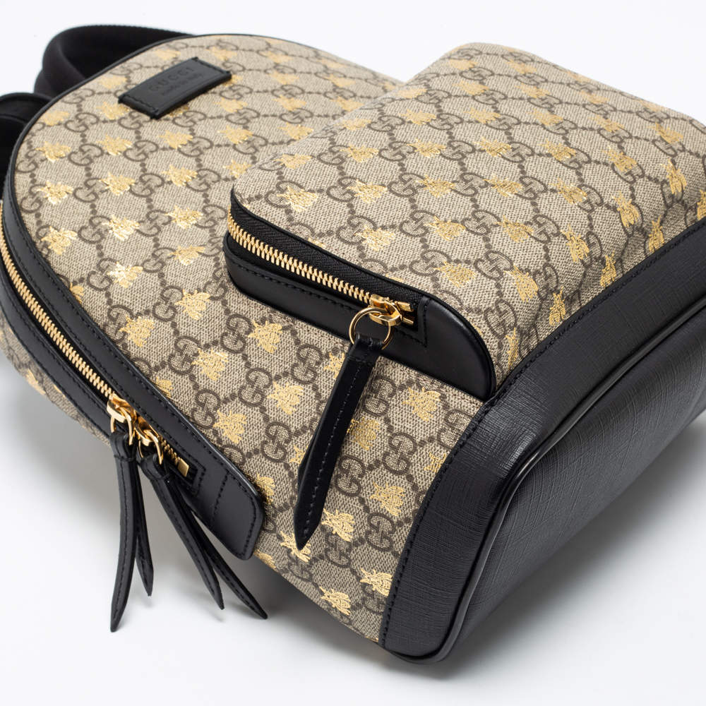 Gucci GG Supreme Backpack with Web Stripe 442722 – Queen Bee of Beverly  Hills
