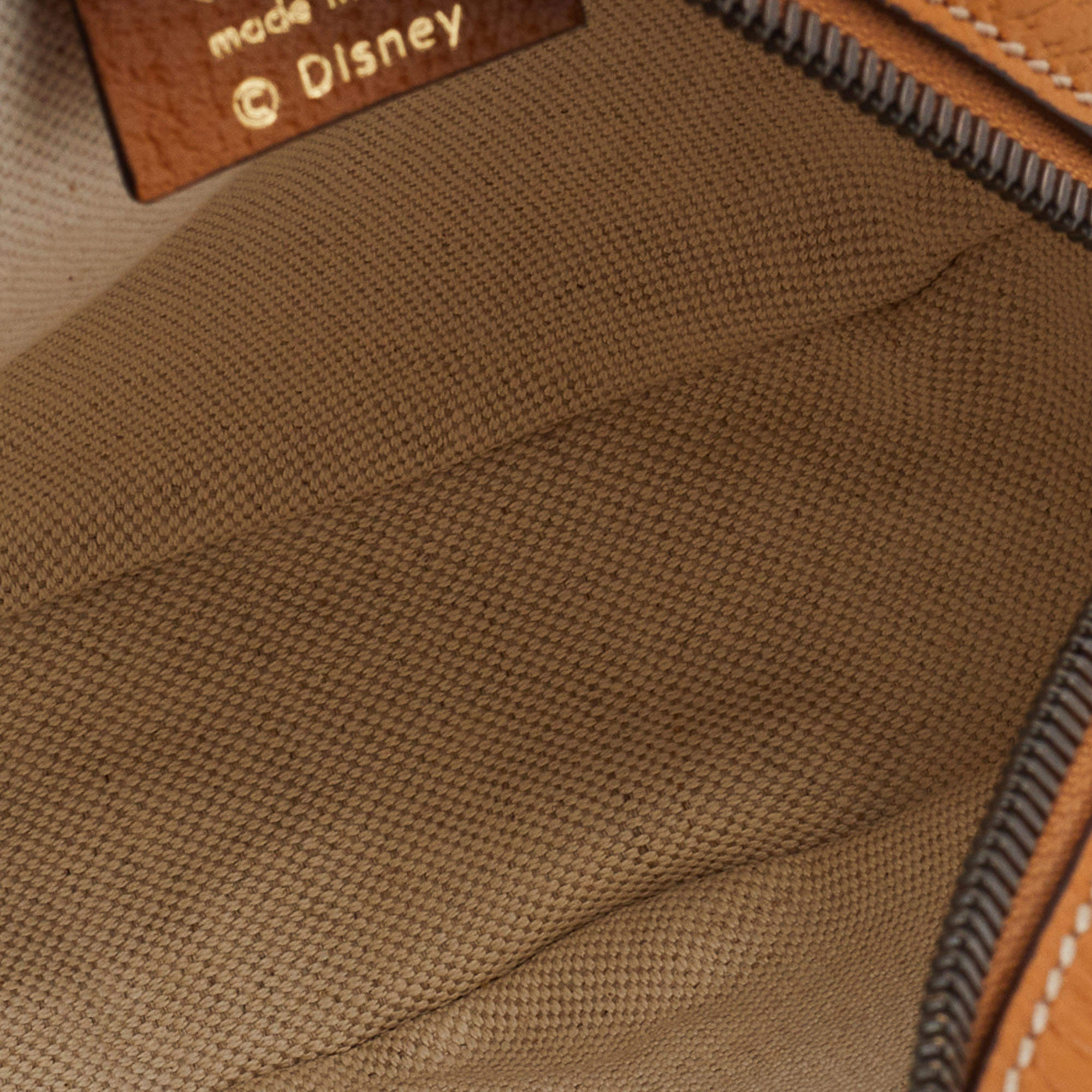 Gucci Disney Collaboration Micro GG Shoulder Bag Mickey Mouse Brown Japan