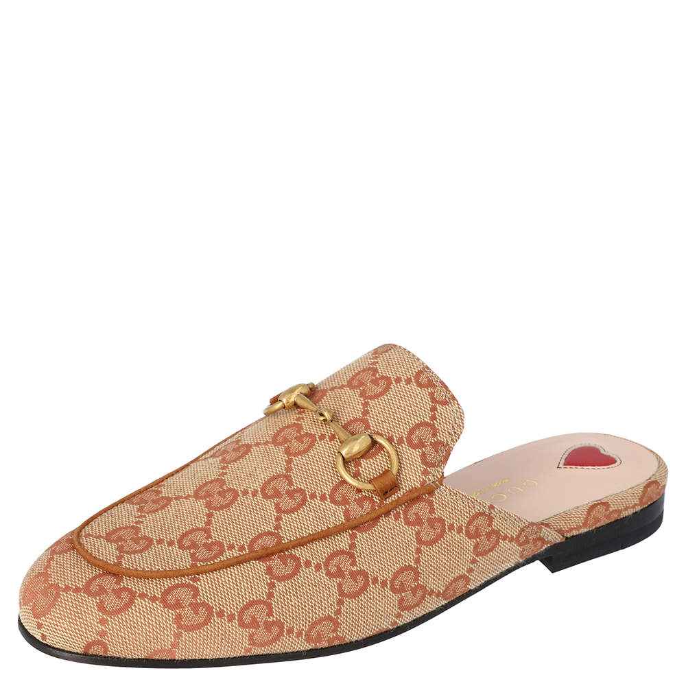 gucci brown slippers