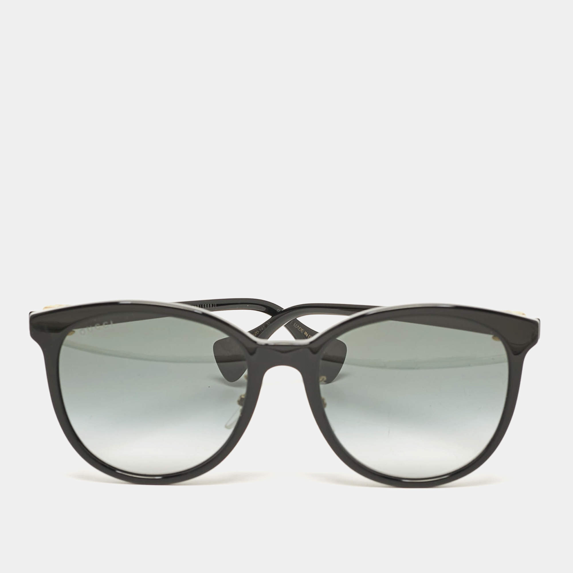 Pre Owned Gucci Black Gradient GG1180SK Cat Eye Sunglasses