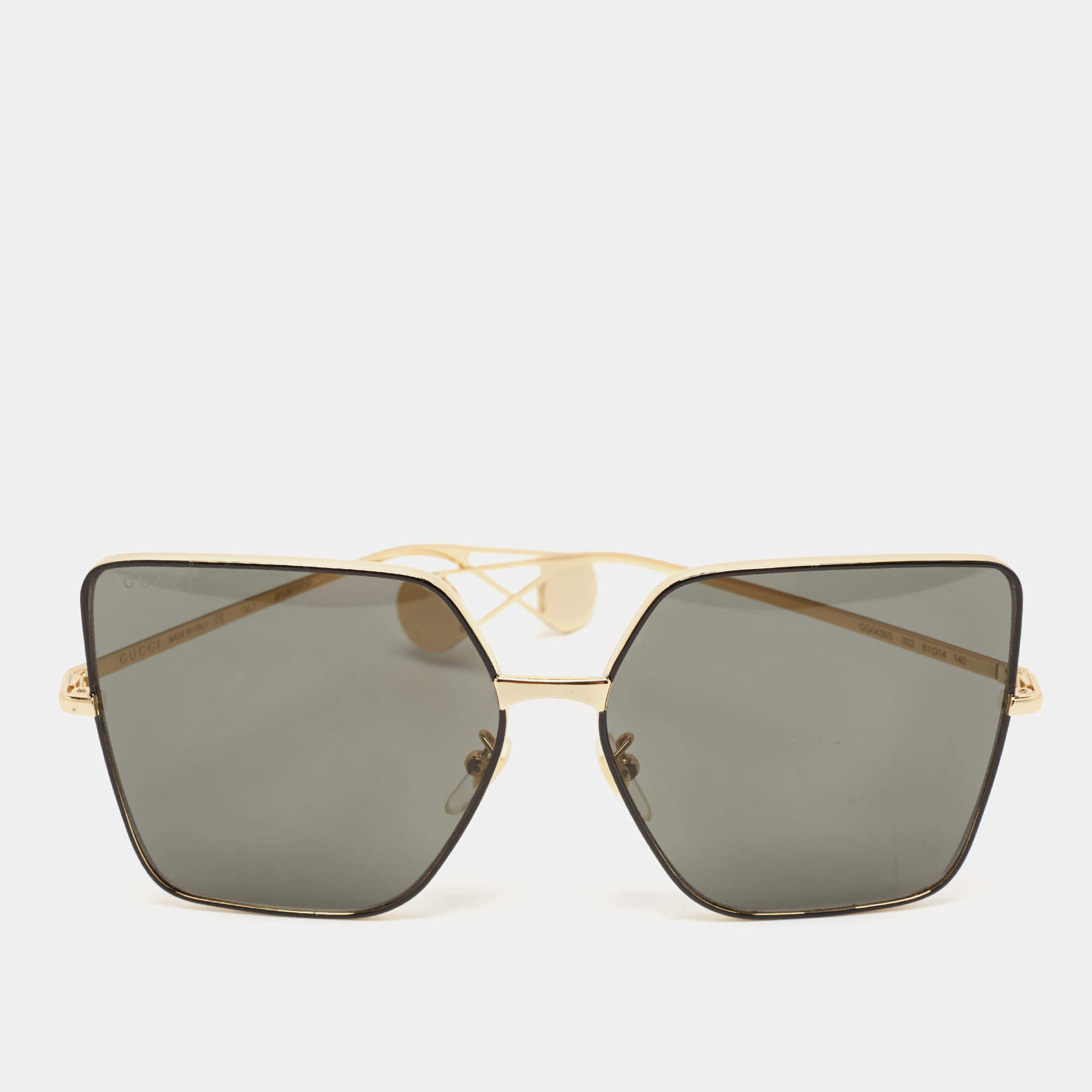 Gucci Black/Gold GG0436S Butterfly Sunglasses