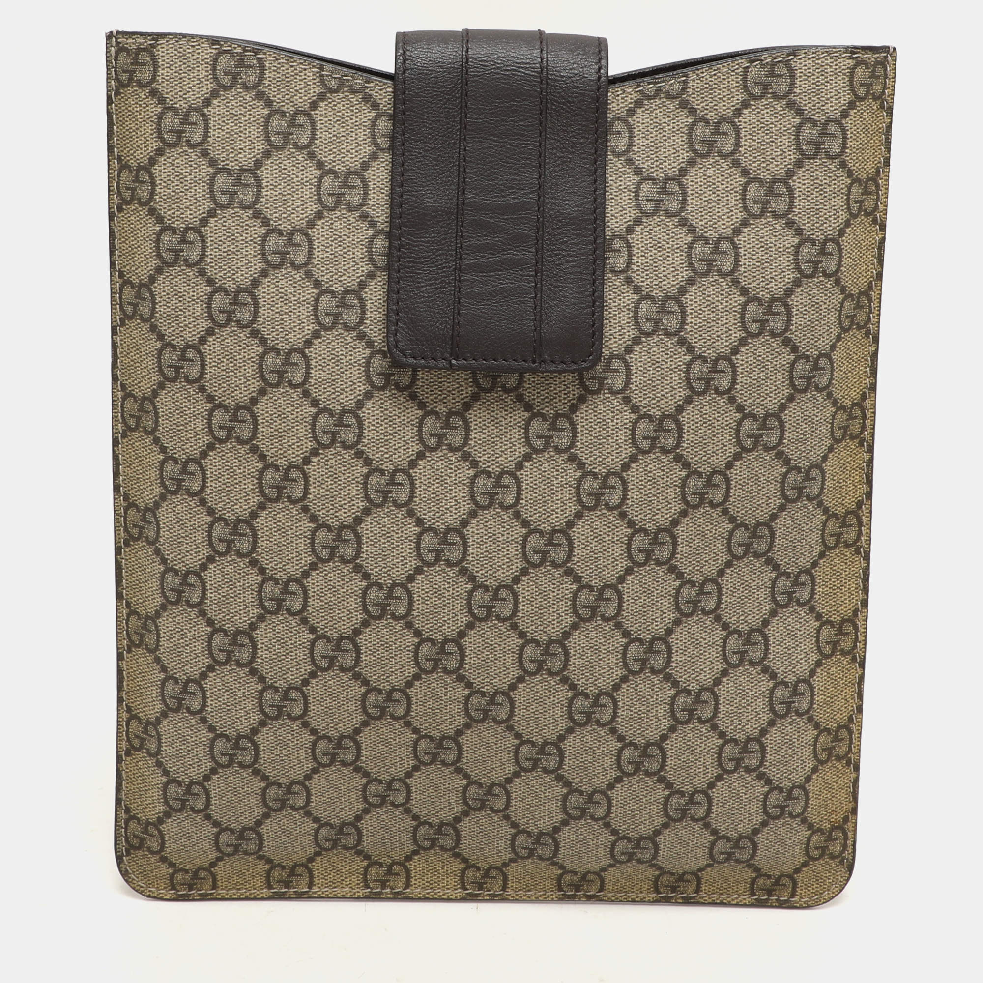 Gucci Beige/Ebony GG Coated Canvas iPad Case