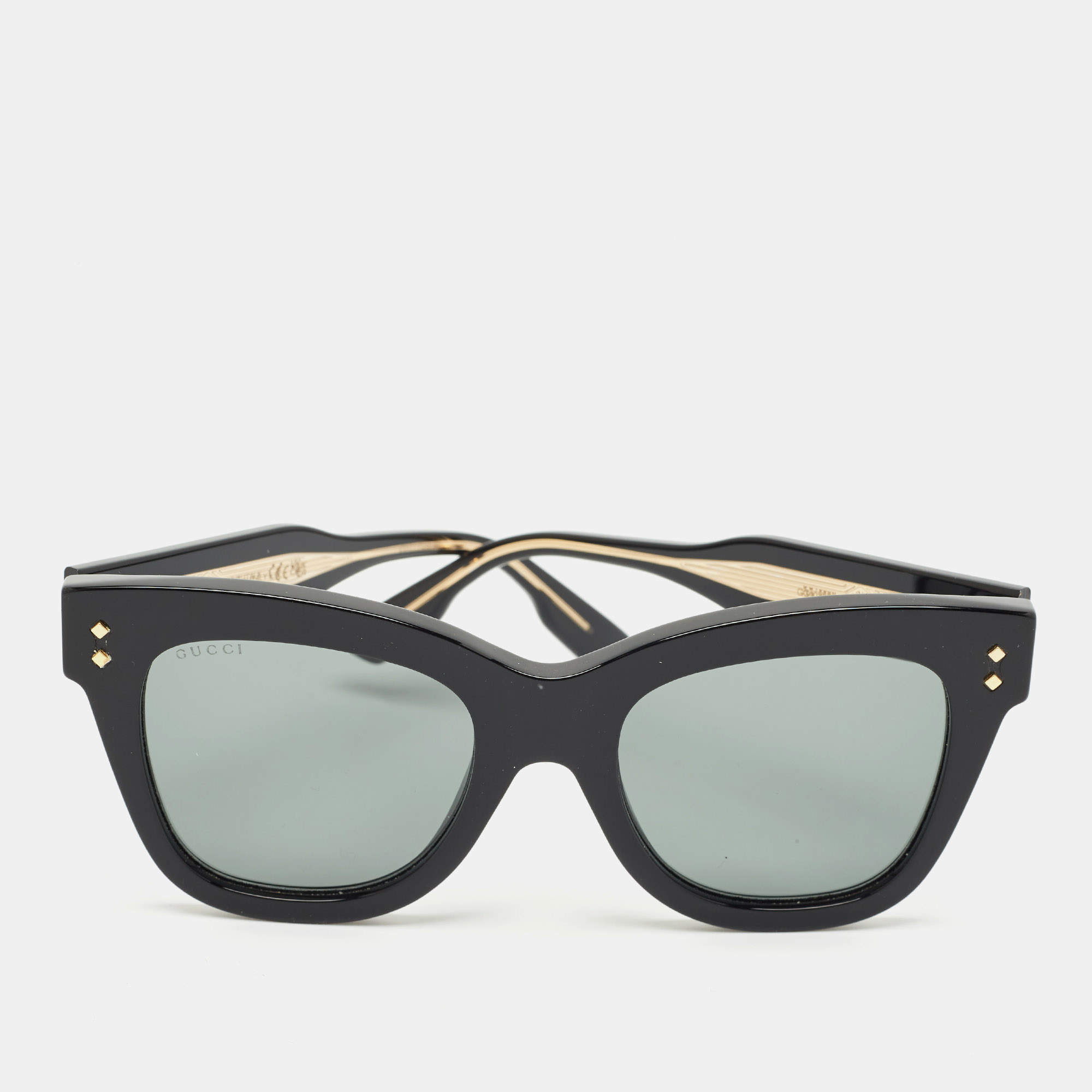 Gucci Black/Gold GG1082S Square Sunglasses
