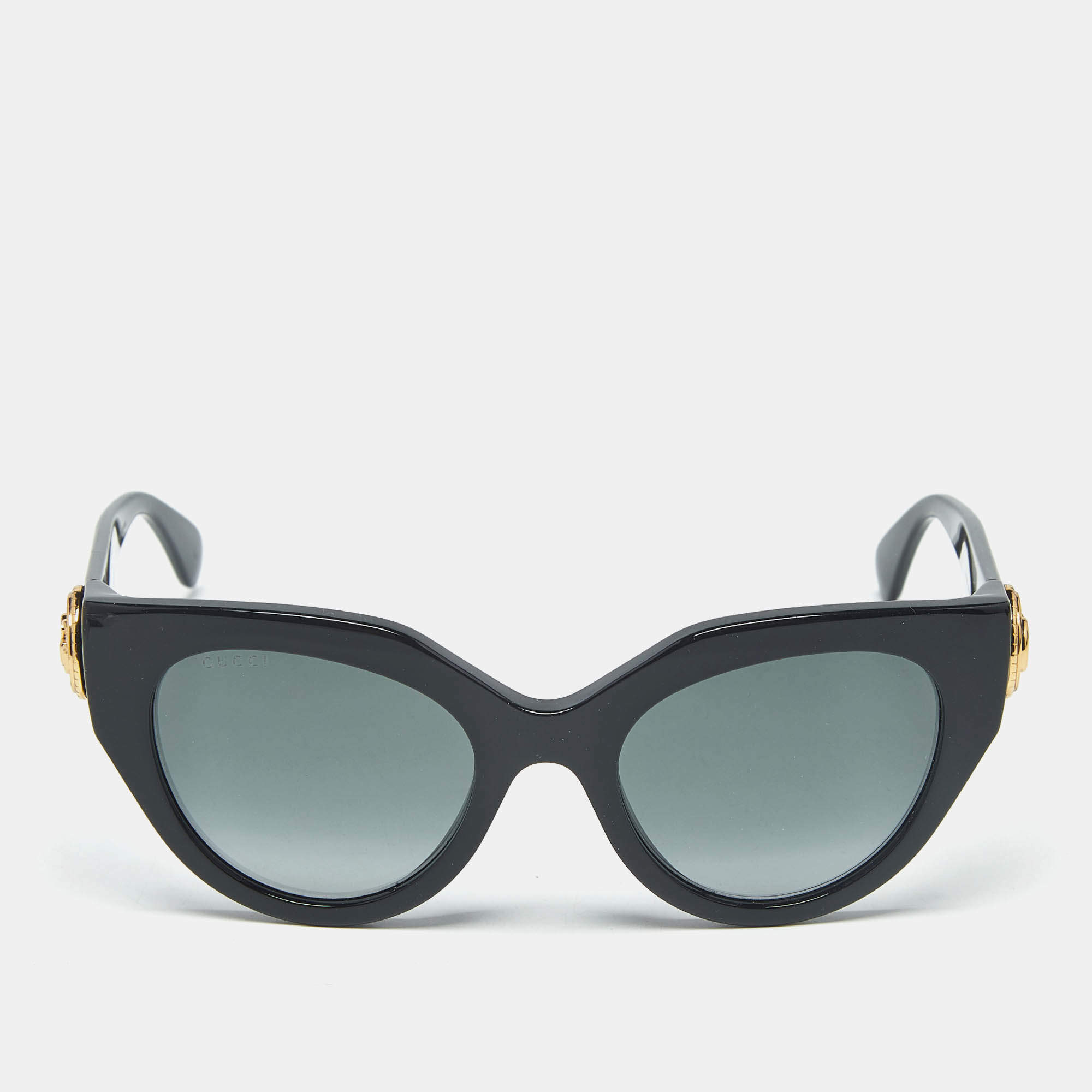 مملوكة مسبقًا نظارة شمسية غوتشي حرف عين قطة GG1408S متدرجة باللون الأسود