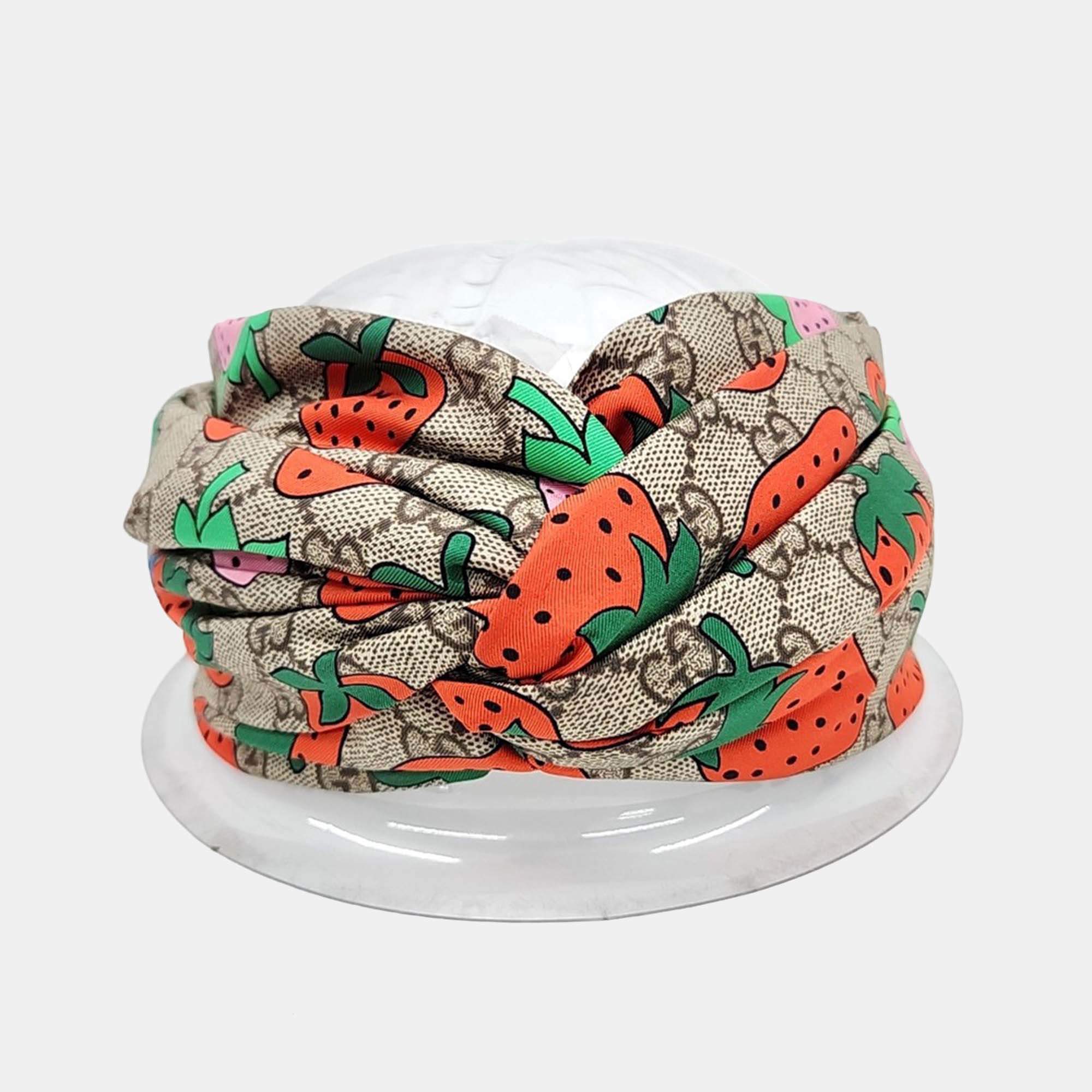 Pre Owned Gucci Silk Multicolor Hairband