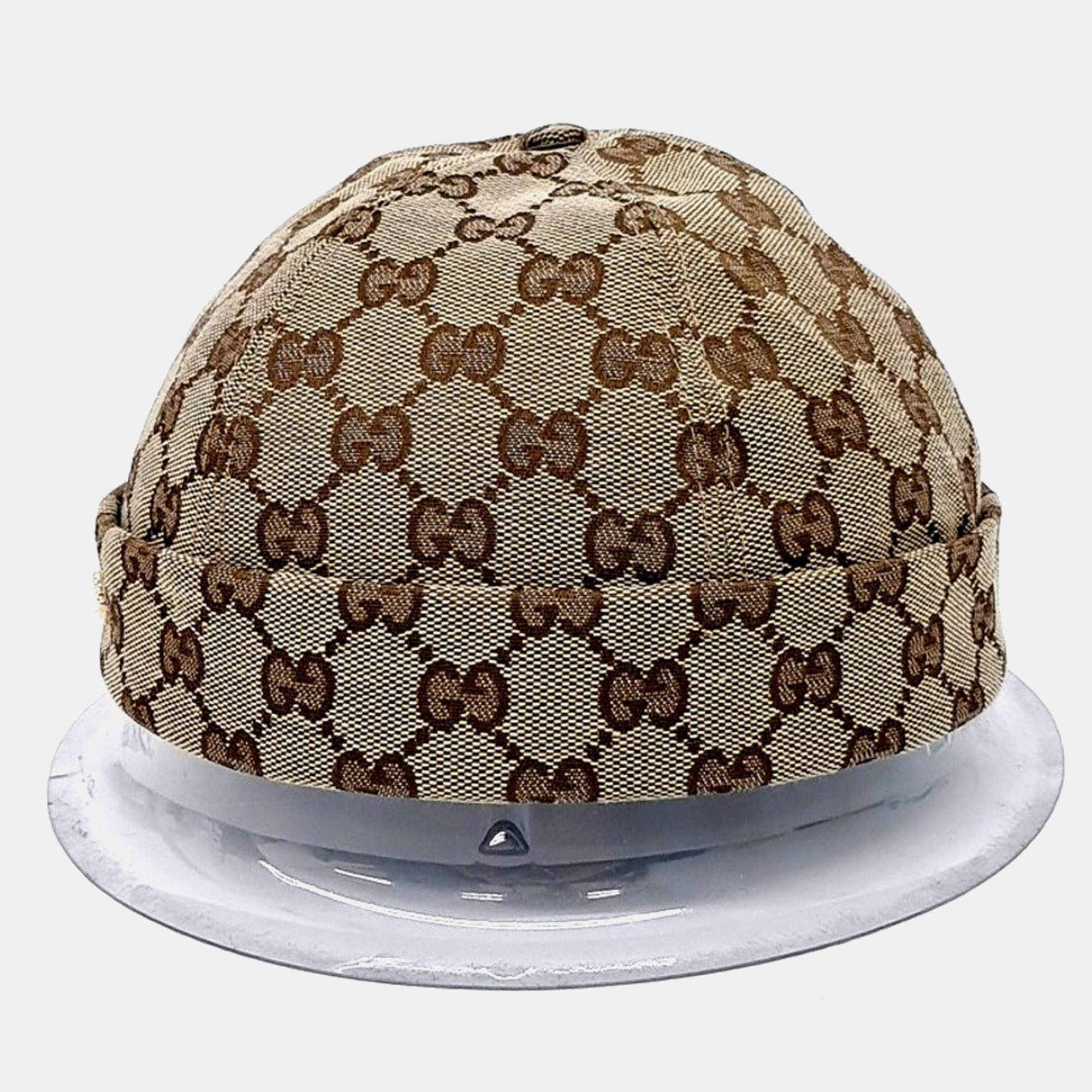مملوكة مسبقًا Gucci Beige jacquard skullcap