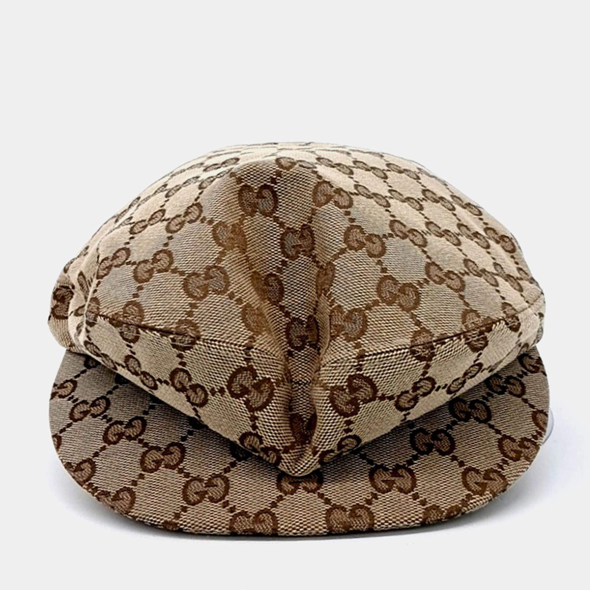 Pre Owned Gucci Beige hunting cap