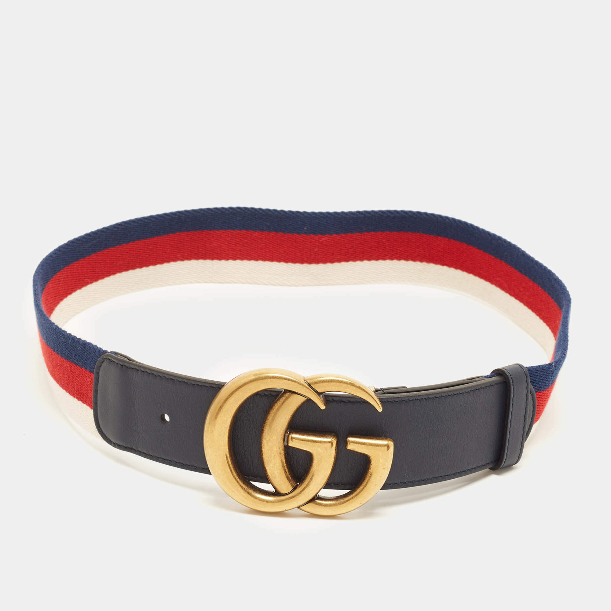 مملوكة مسبقًا Gucci Double G 75 CM Multicolor Sylvie Web Canvas and Leather