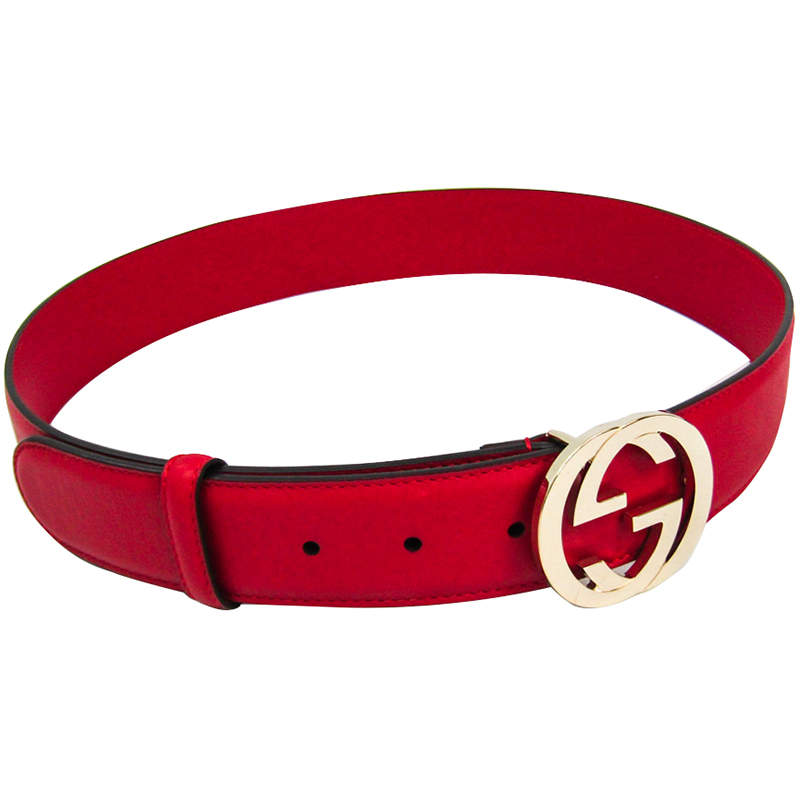 red womens gucci belt